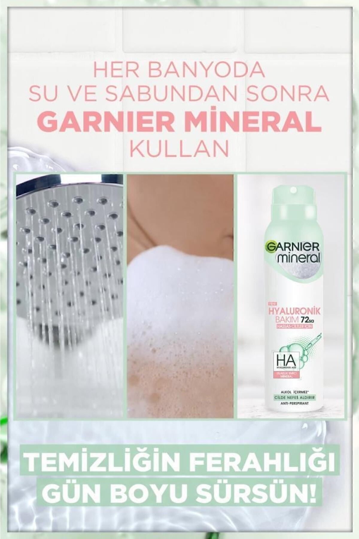 Garnier اسپری مراقبتی معدنی حاوی اسید هیالورونیک