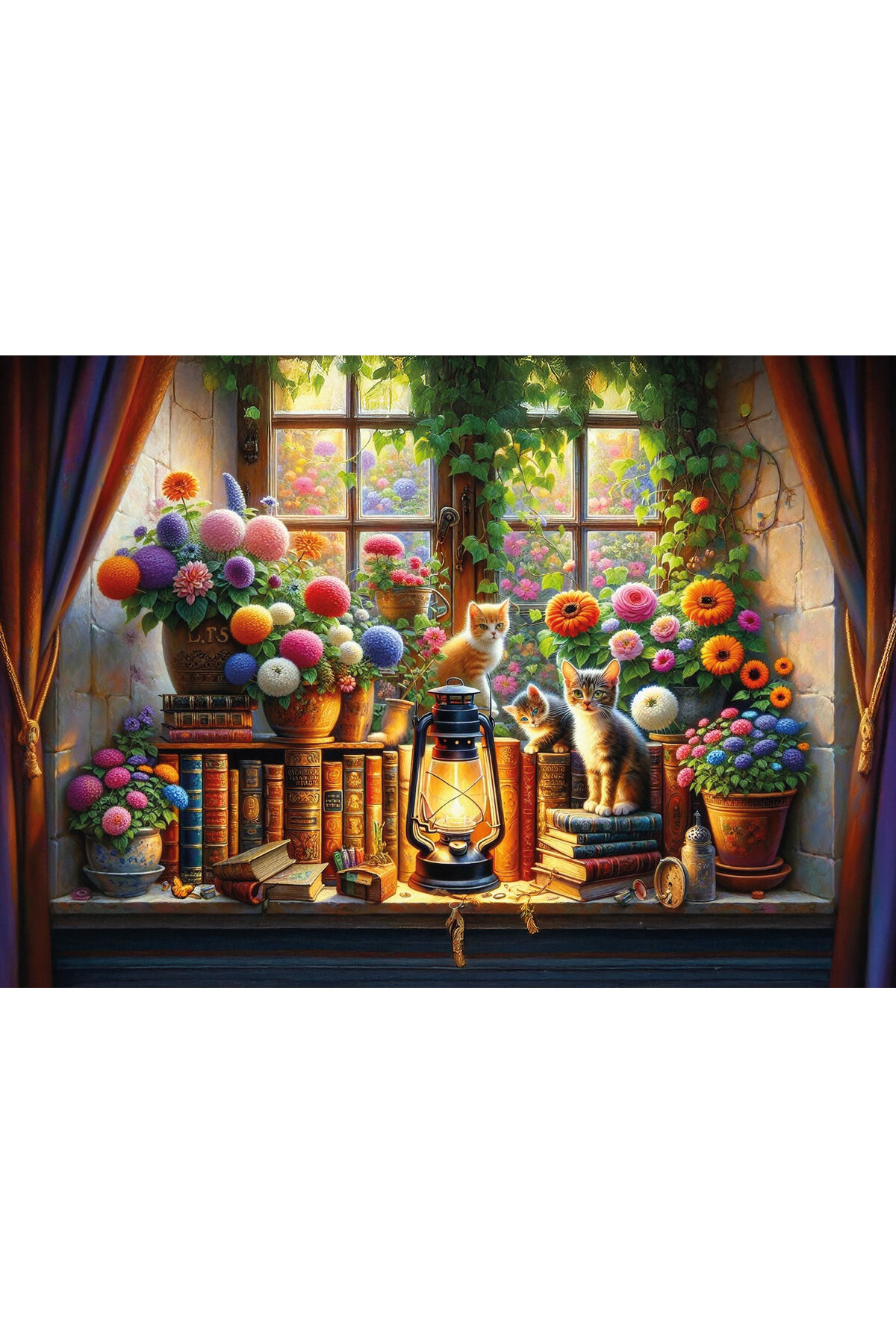 پازل 500 تکه باغ کتاب Art Puzzle