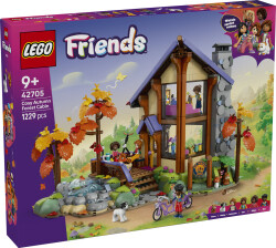 مجموعه ساختنی کلبه جنگلی پاییزی شگفت‌انگیز لگو LEGO فرندز Friends مدل 42705، ۱۲۲۹ قطعه، حداقل سن ۹ سال