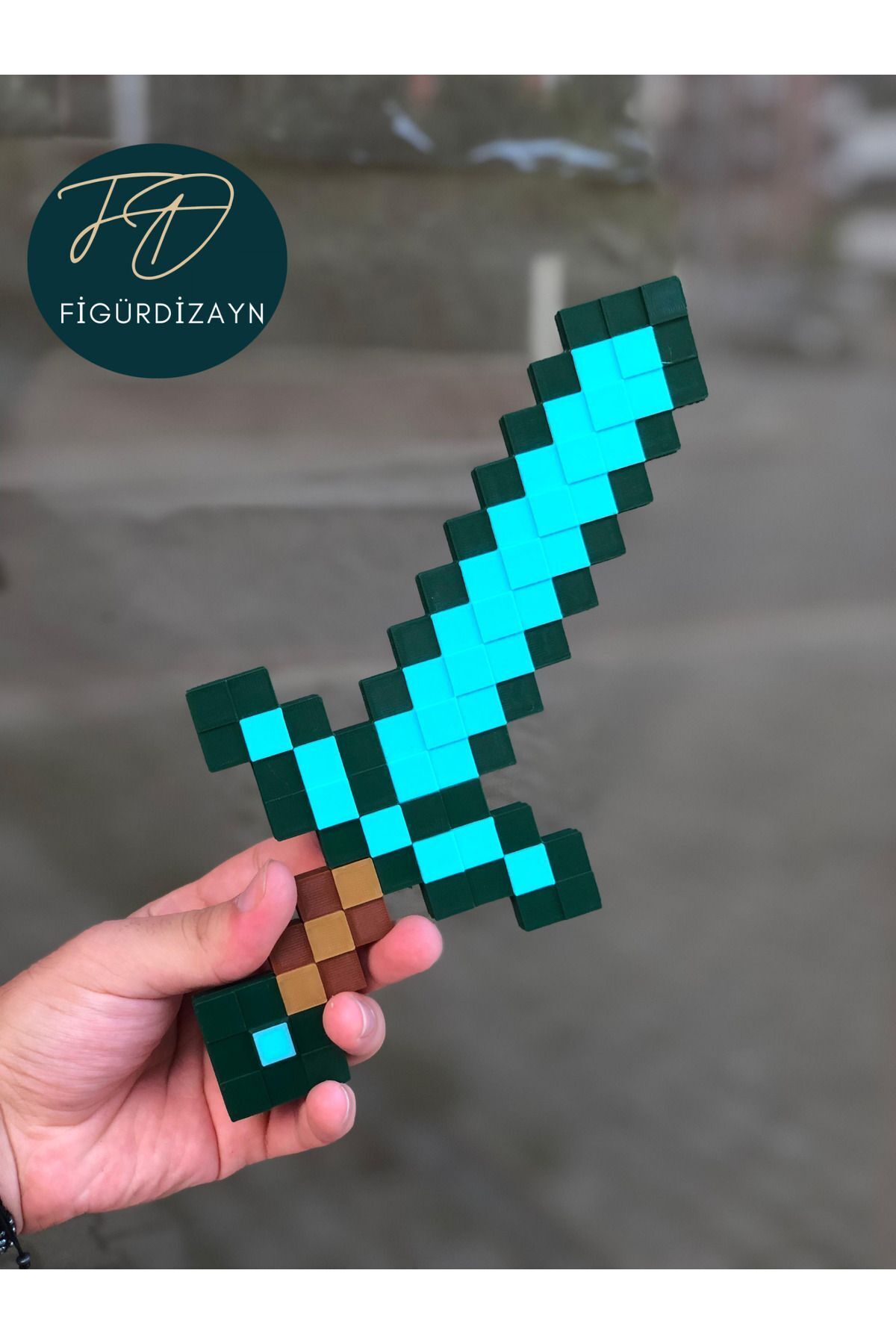 اسباب بازی های فیگور دیگر شیء تزئینی شمشیر الماس MINECRAFT DIAMOND SWORD Modeltek
