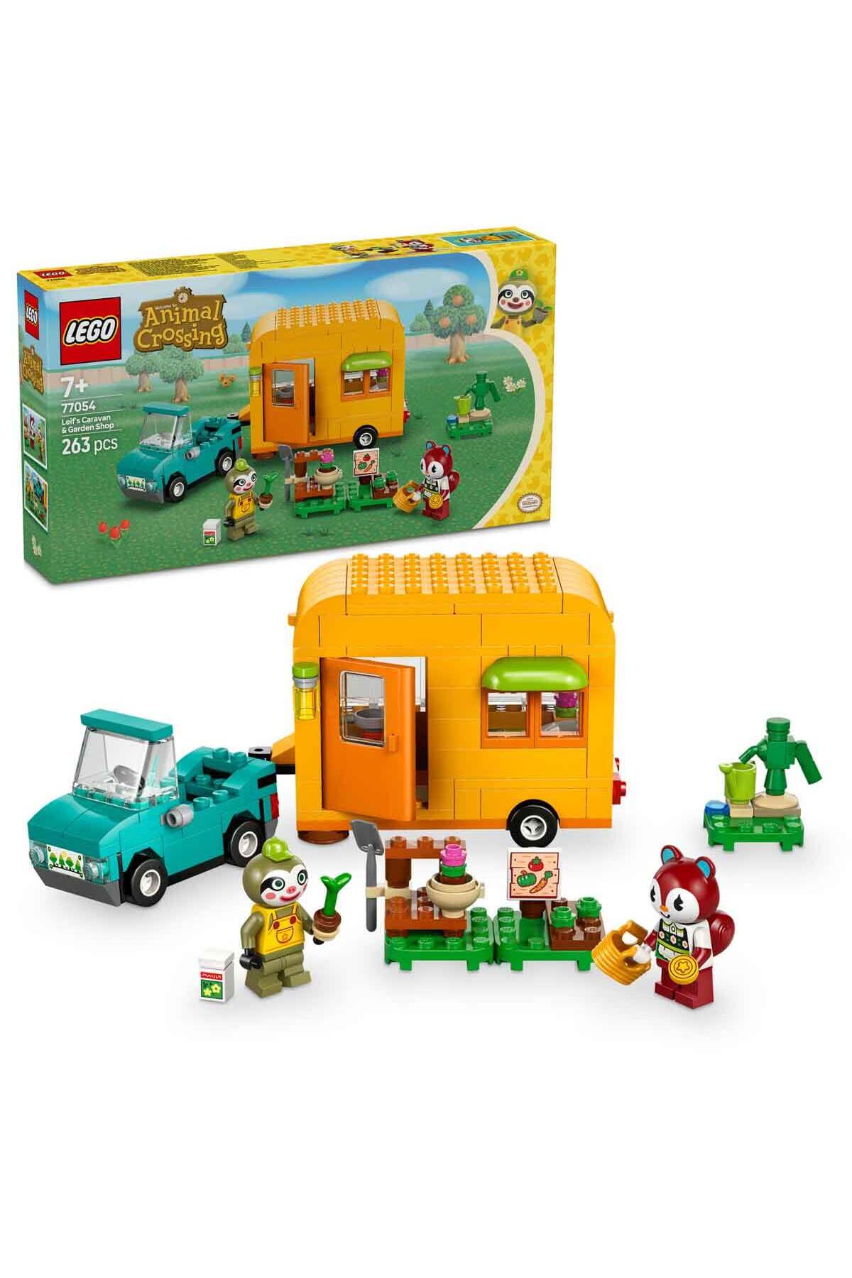 لگو و اسباب بازی های ساخت محور ANIMAL CROSSING LEIF CARAVAN AND GARDEN SHOP 77054 CREATE FOR KIDS 7 به بالا اورجینال LEGO