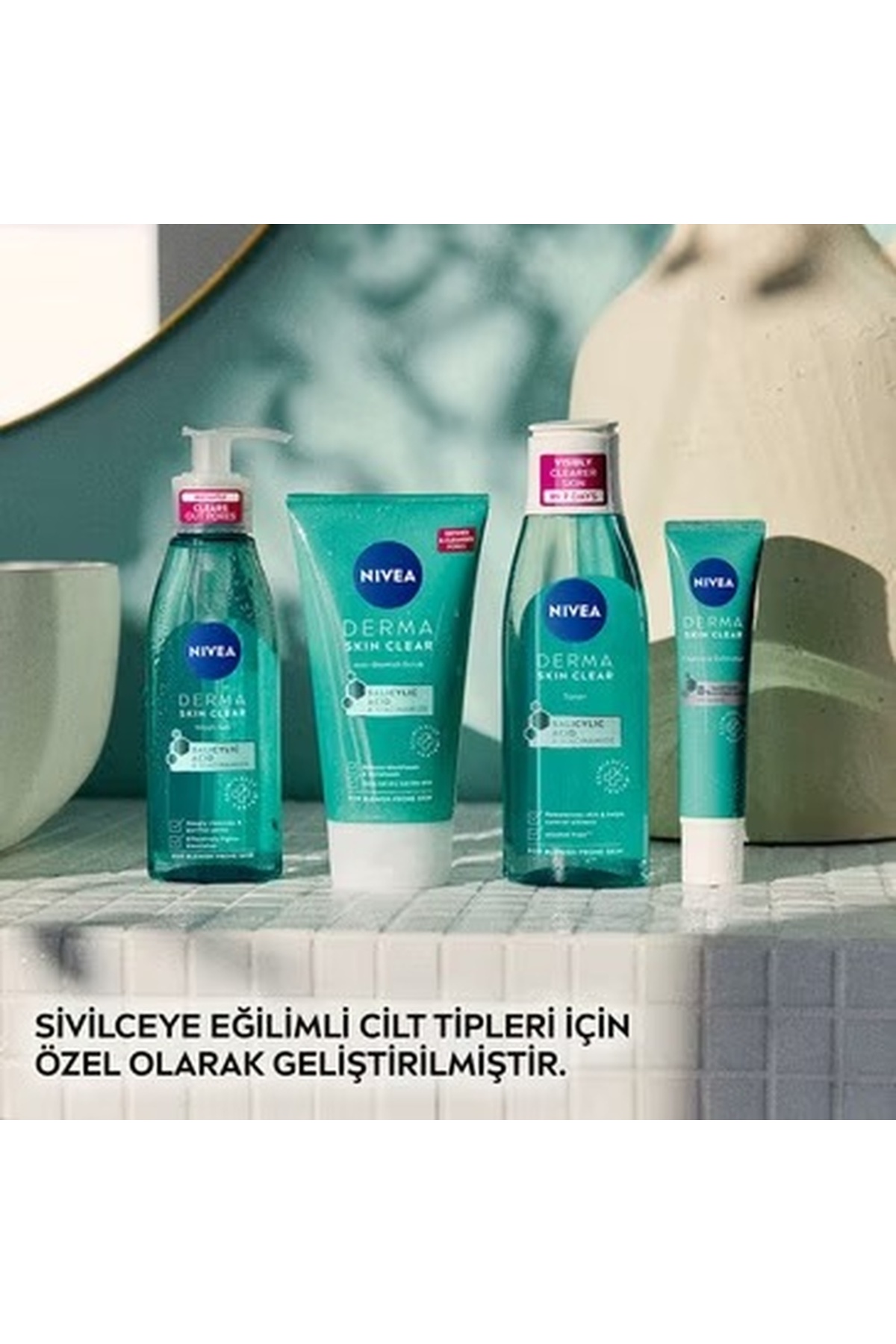 NIVEA پاک کننده شبانه پوست دارما اسکین کلیر نایت کرم تصفیه کننده شبانه 40 میلی لیتر