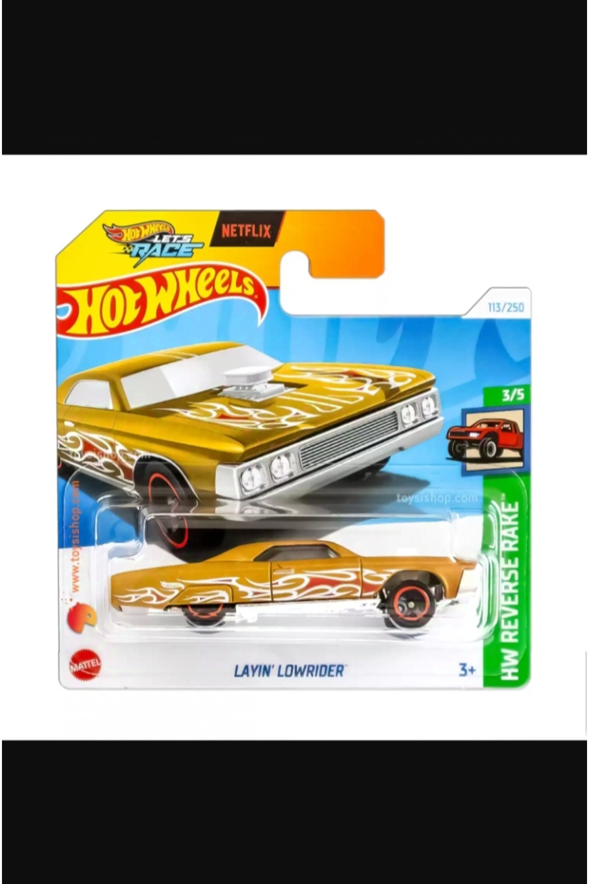 ماشین اسباب بازی 1:64 LAOR LOWRIDER NOSTALGIC هات ویلز اورجینال HOT WHEELS
