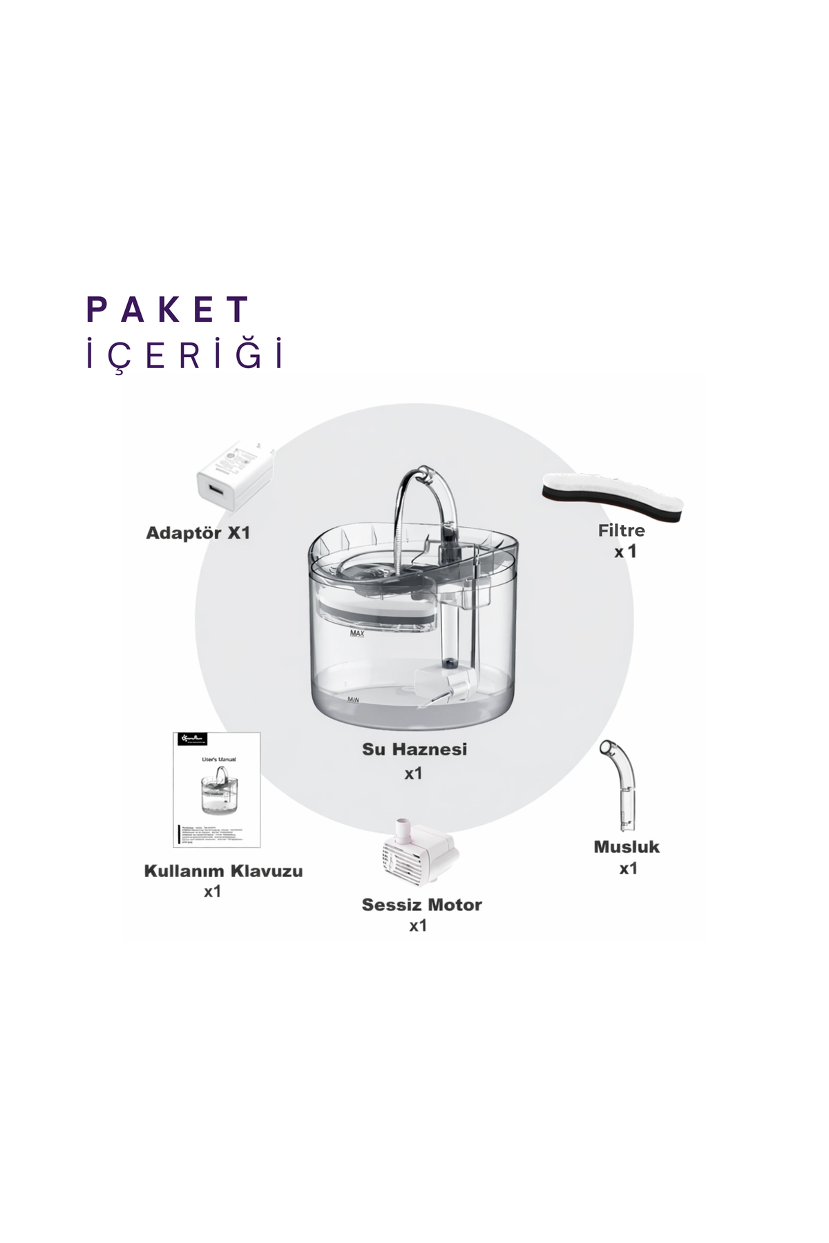 آبخوری فواره‌ای خودکار سگ و گربه دیلی‌تک DailyTech، مدل ST00056