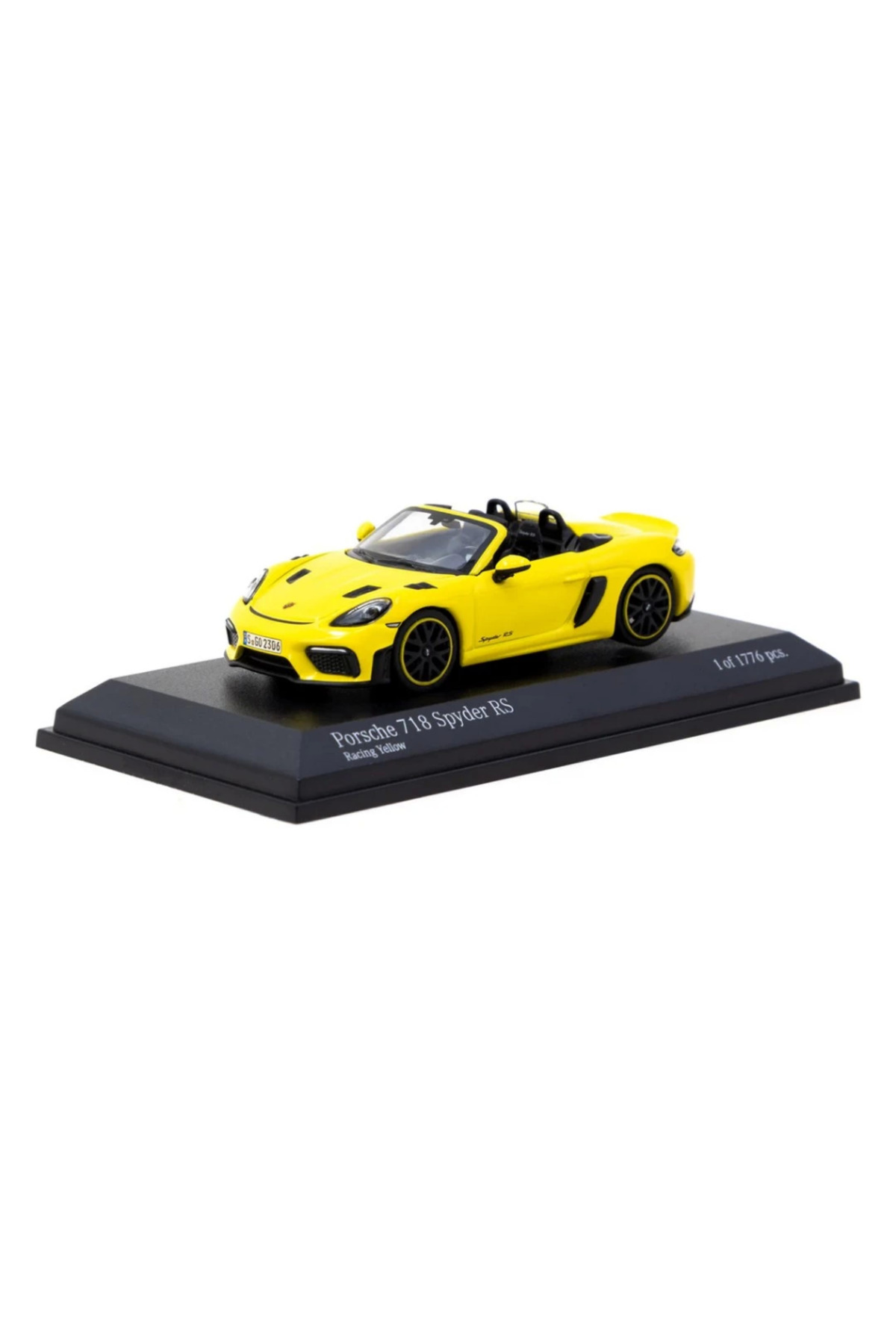مدل خودرو WORNESSIWORLD X NESSIWORLDCHAMPS 1 64 PORSCHE 718 SPYDER RS ​​RACING YELLOW اورجینال Flamex
