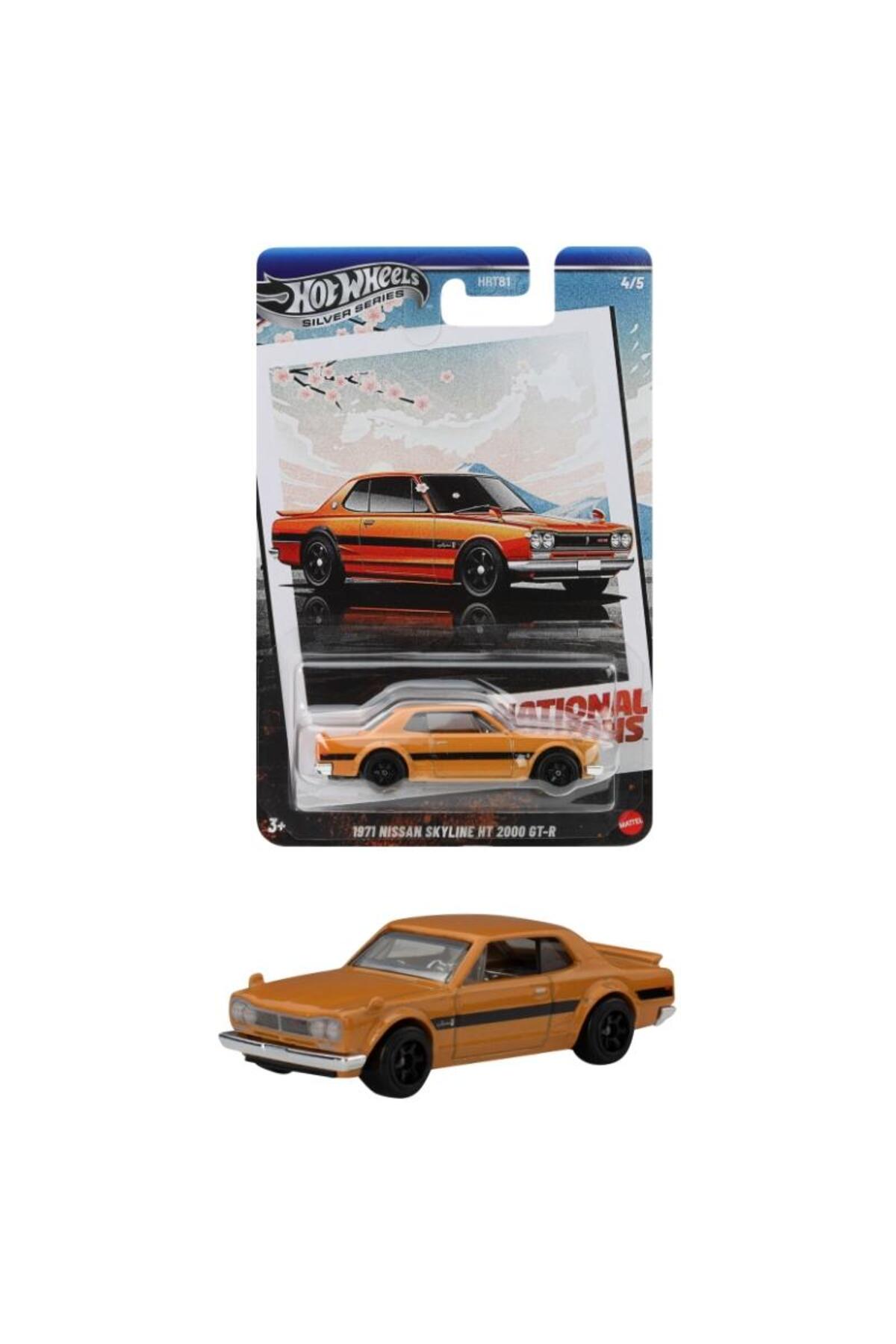 ماشین اسباب بازی سریال های نقره ای اتومبیل ویژه 1971 NISSAN SKYLINE HT 2000 GT R HRT81 JBY89 هات ویلز اورجینال HOT WHEELS