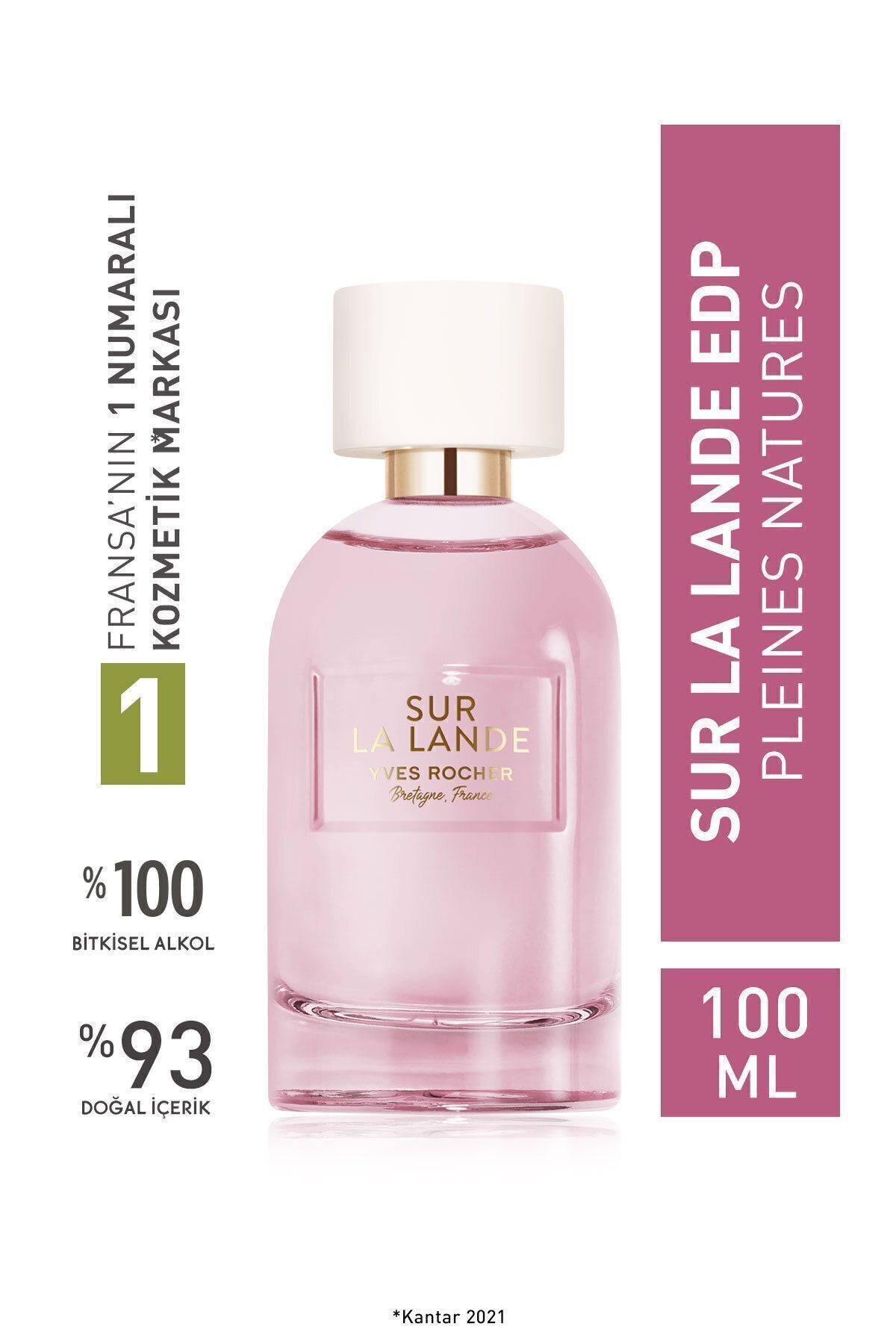 عطر جلب توجه: با بوی مطبوع گلهایش SUR LA LANDE ادوپرفیوم 100 ML اورجینال Yves Rocher