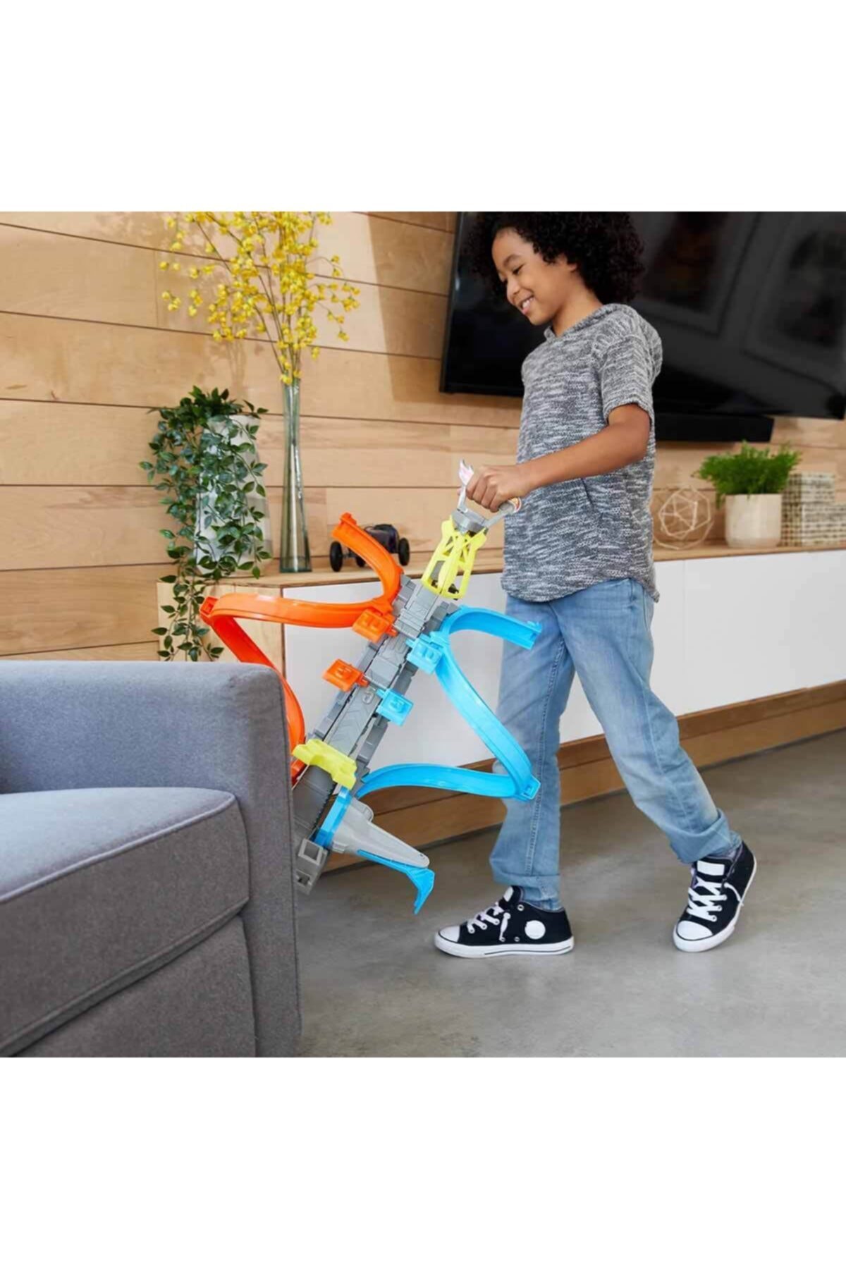ست وسیله نقلیه تنظیم مسیر پرواز عمودی GRW39 هات ویلز اورجینال HOT WHEELS