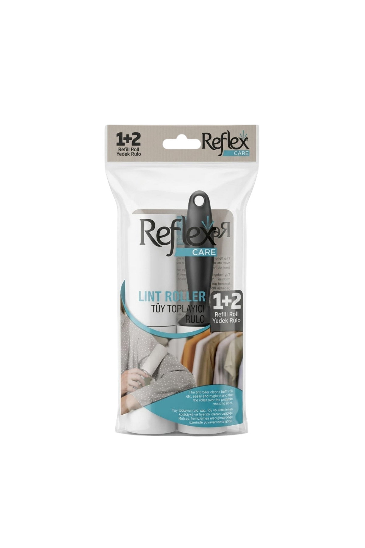 رول پرزگیر رفلکس Reflex Care، مدل R-36DG، با ۲ یدک ۵۰‌برگی