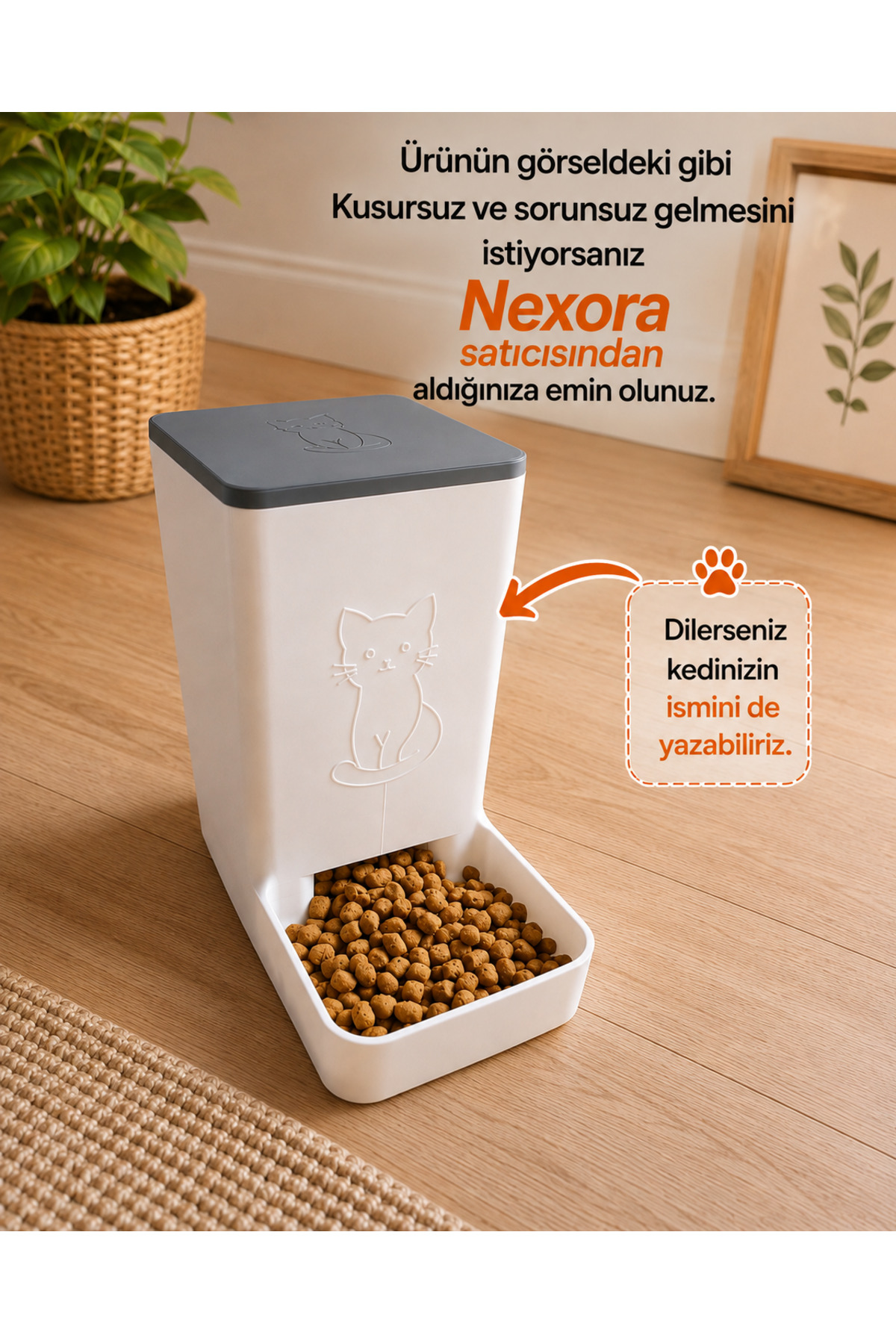 ظرف و پخش‌کننده غذای گربه نکسورا Nexora