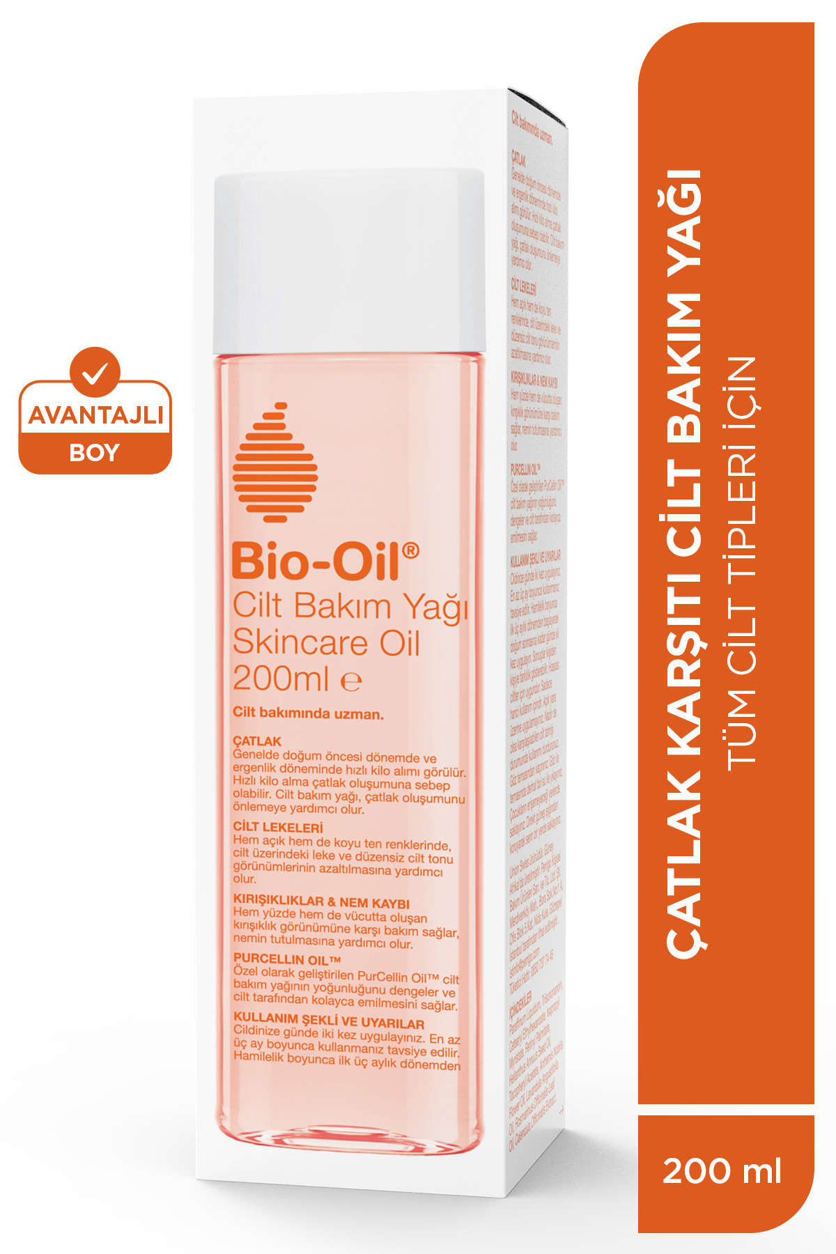 کرم ترک پوستی ضد قطره و روغن مرطوب کننده پوست 200 میل Bio-Oil
