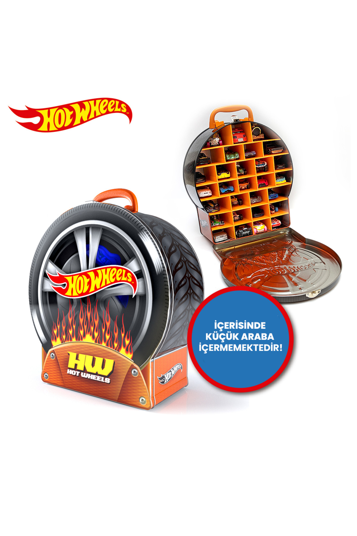 ماشین اسباب بازی جعبه ذخیره سازی اتومبیل 29 ظرفیت وسیله نقلیه HWCC18 هات ویلز اورجینال HOT WHEELS
