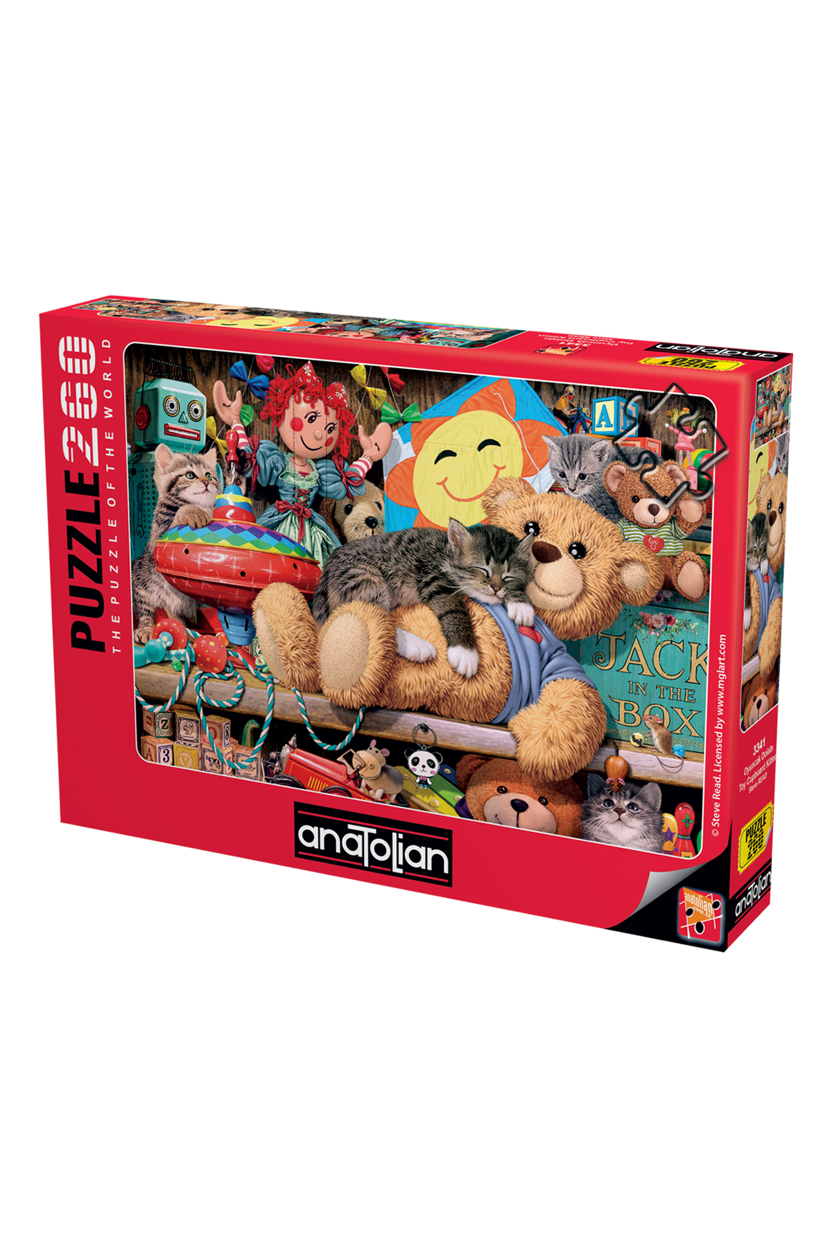 پازل اره منبت کاری مویی 260 XL PIECE کابینت اسباب بازی 3341 از ترکیه Anatolian Puzzle