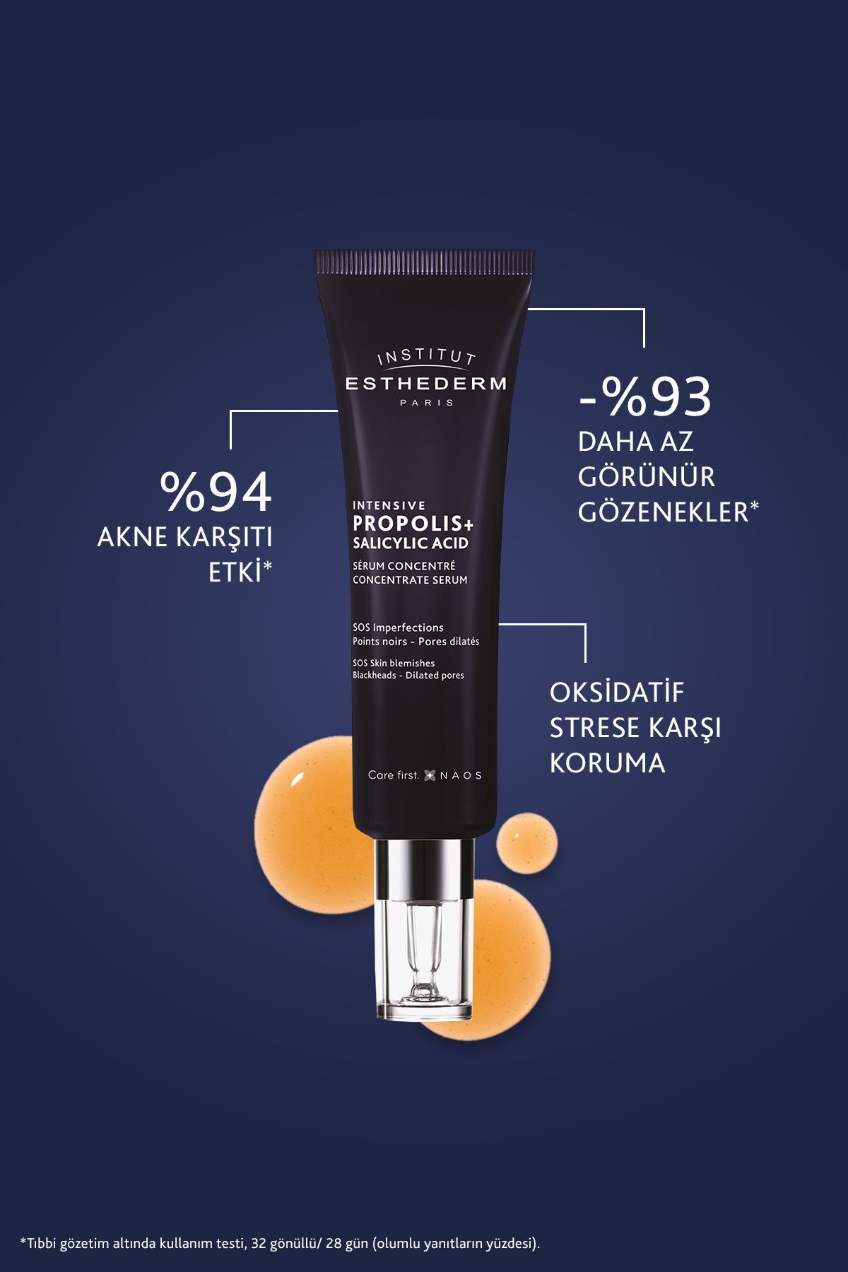 INSTITUT ESTHEDERM سرم مرموز ترمیم کننده خطوط پوستی با پروپولیس و اسید سالیسیلیک از Esthederm