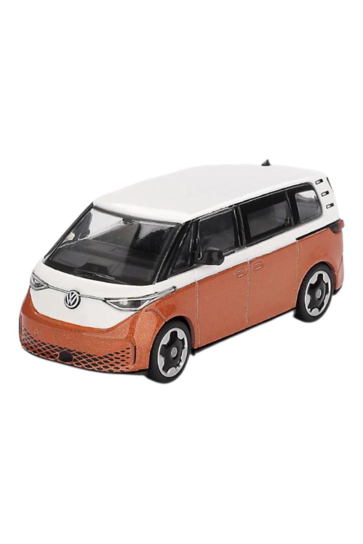 مدل خودرو فولکس واگن ID.BUZZ CANDY WHITE ENERGETIC ORANGE 1 64 MODEL CAR از ترکیه mini gt
