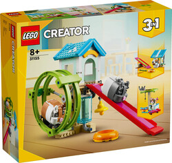 مجموعه ساختنی لگو LEGO کریئیتر ۳ در ۱ مدل 31155 چرخ همستر، ۴۱۶ قطعه، حداقل سن ۸ سال