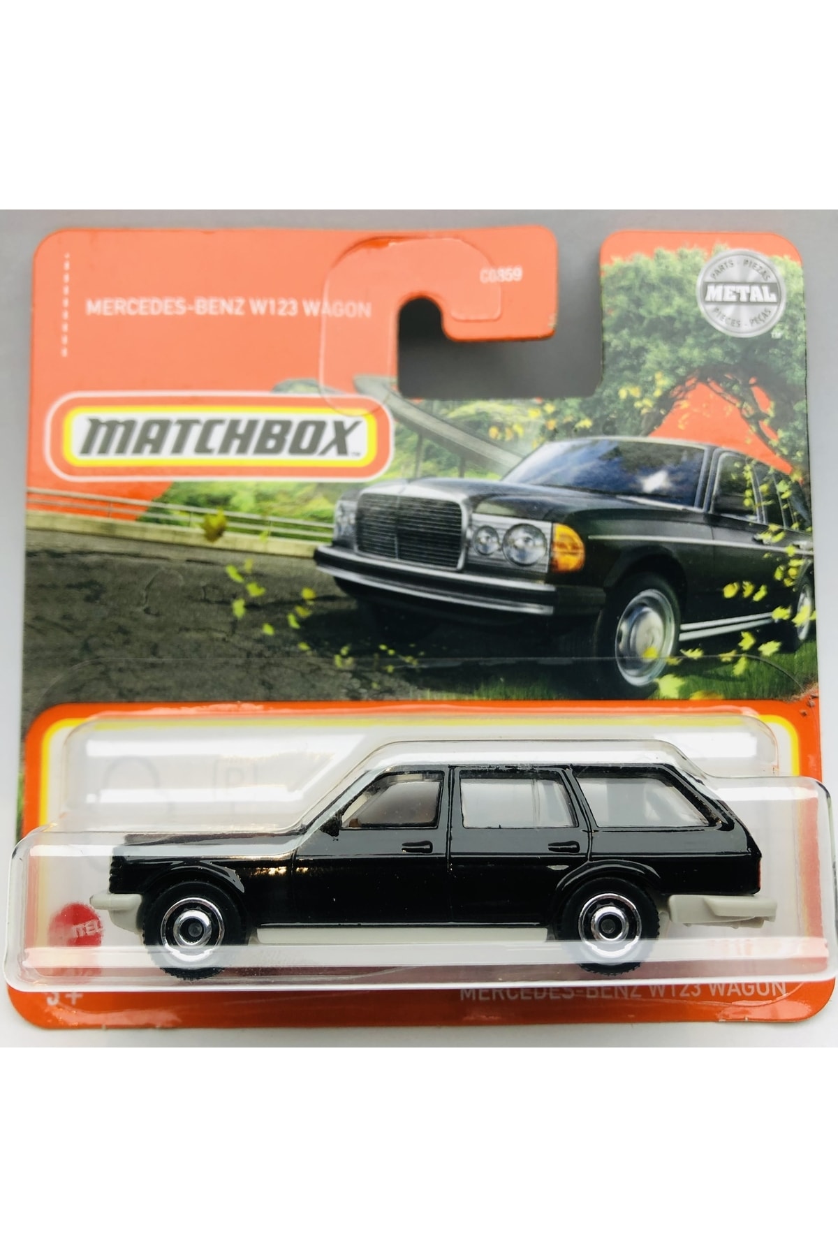 ماشین اسباب بازی جدید مرسدس بنز W123 WAGON BLACK 1:64 SCALE نام تجاری 22 100 Matchbox