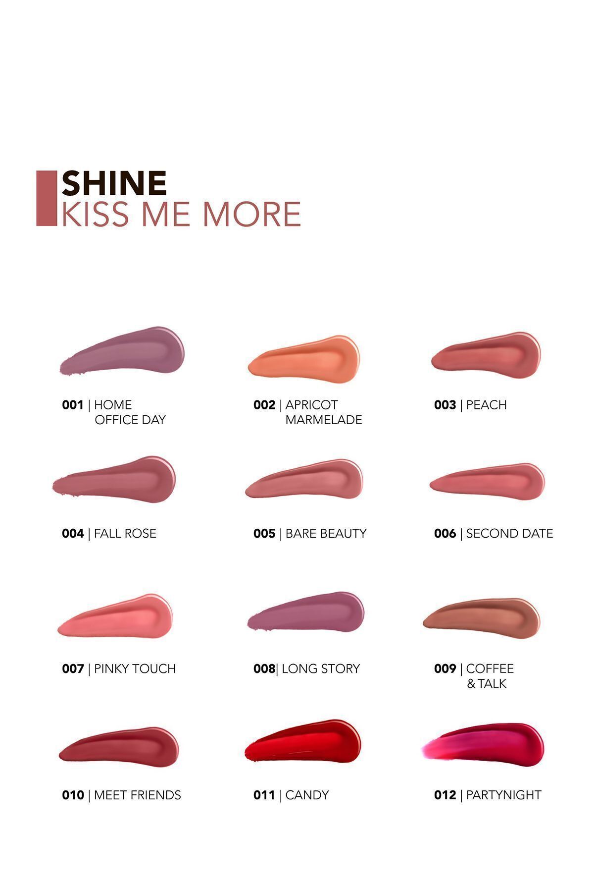 رژ لب مایع روشن دائمی بنفش سبک SHINE KISS ME MORE LLS 008 داستان طولانی 8682536083812 Flormar