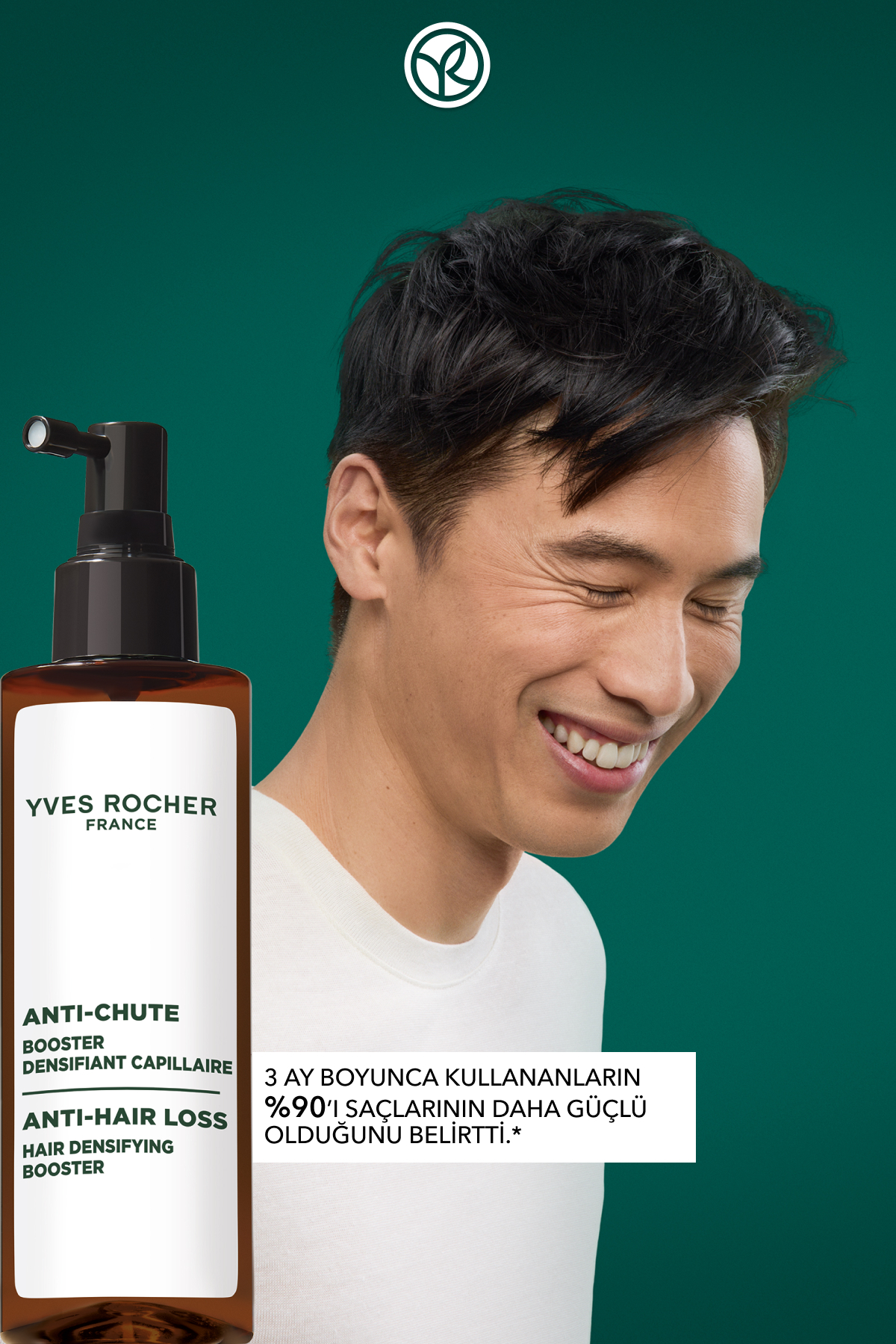 سرم و روغن مو زنانه ترش سرمی موهای پلی فنول از آرژین فشرده Yves Rocher