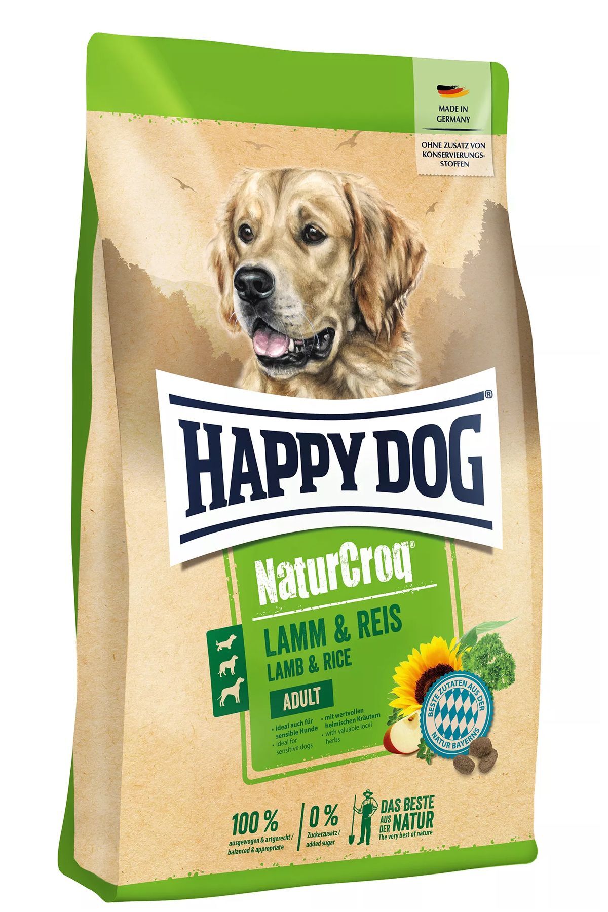 غذای خشک سگ با طعم بره هپی داگ Happy Dog Naturcroq، ۱۸ کیلوگرم