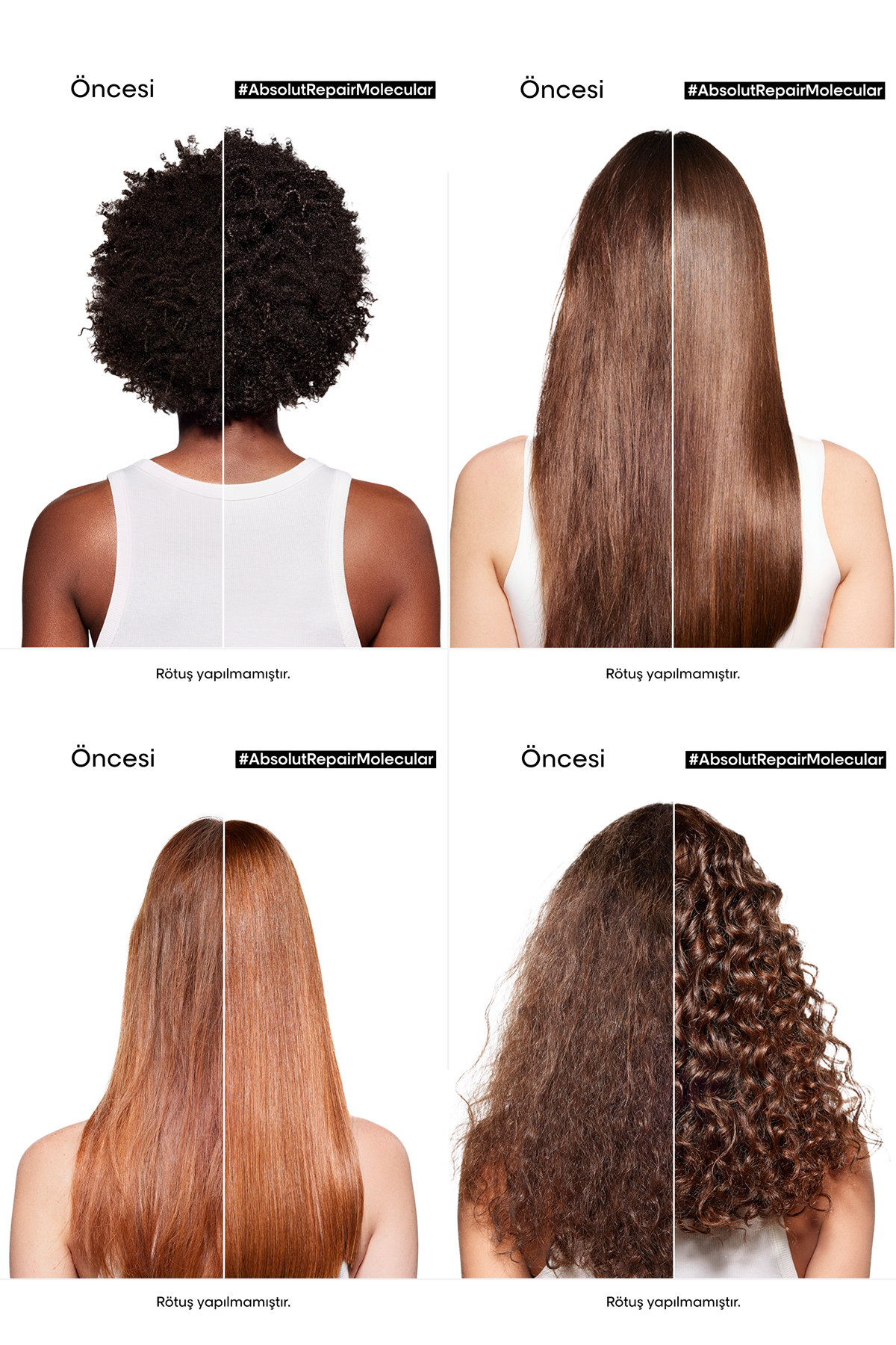L'oreal Professionnel شامپو تصحیح کننده مولکولی موهای خشک و آسیب دیده 500 میلی لیتر
