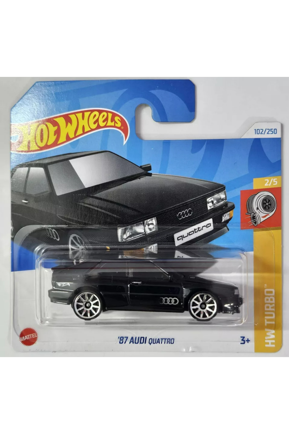 ماشین اسباب بازی تک سال 87 آئودی کواترو مشکی HOT WHEELS