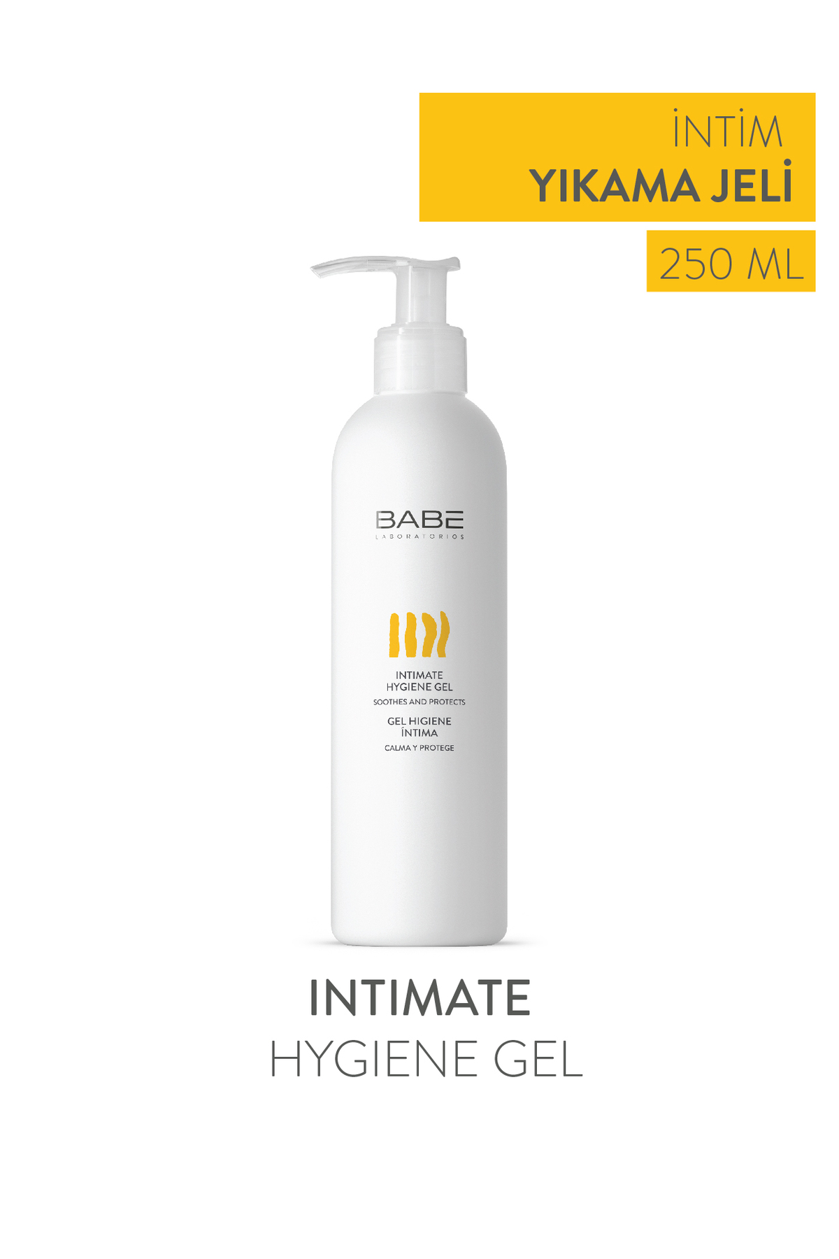 محصول مراقبت ناحیه تناسلی ژل پاک کننده خارجی بهداشتی صمیمی 250 میل Babe Laboratorios