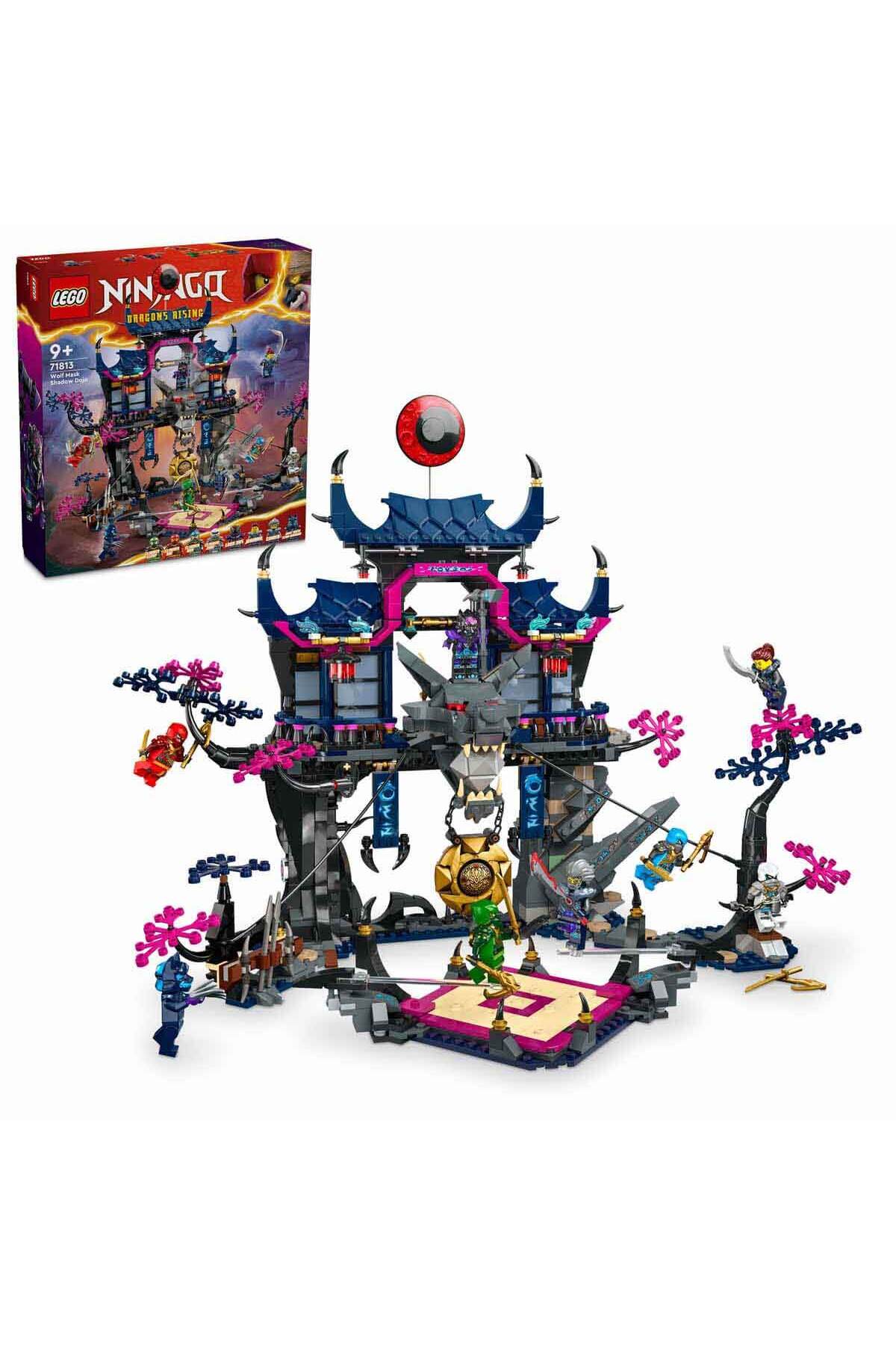 لگو و اسباب بازی های ساخت محور NINJAGO WOLF MASK SHADOW FIGHTING SCHOOL 71813 8 دقیقه نینجا برای کودکان 9 سال به بالا اورجینال LEGO