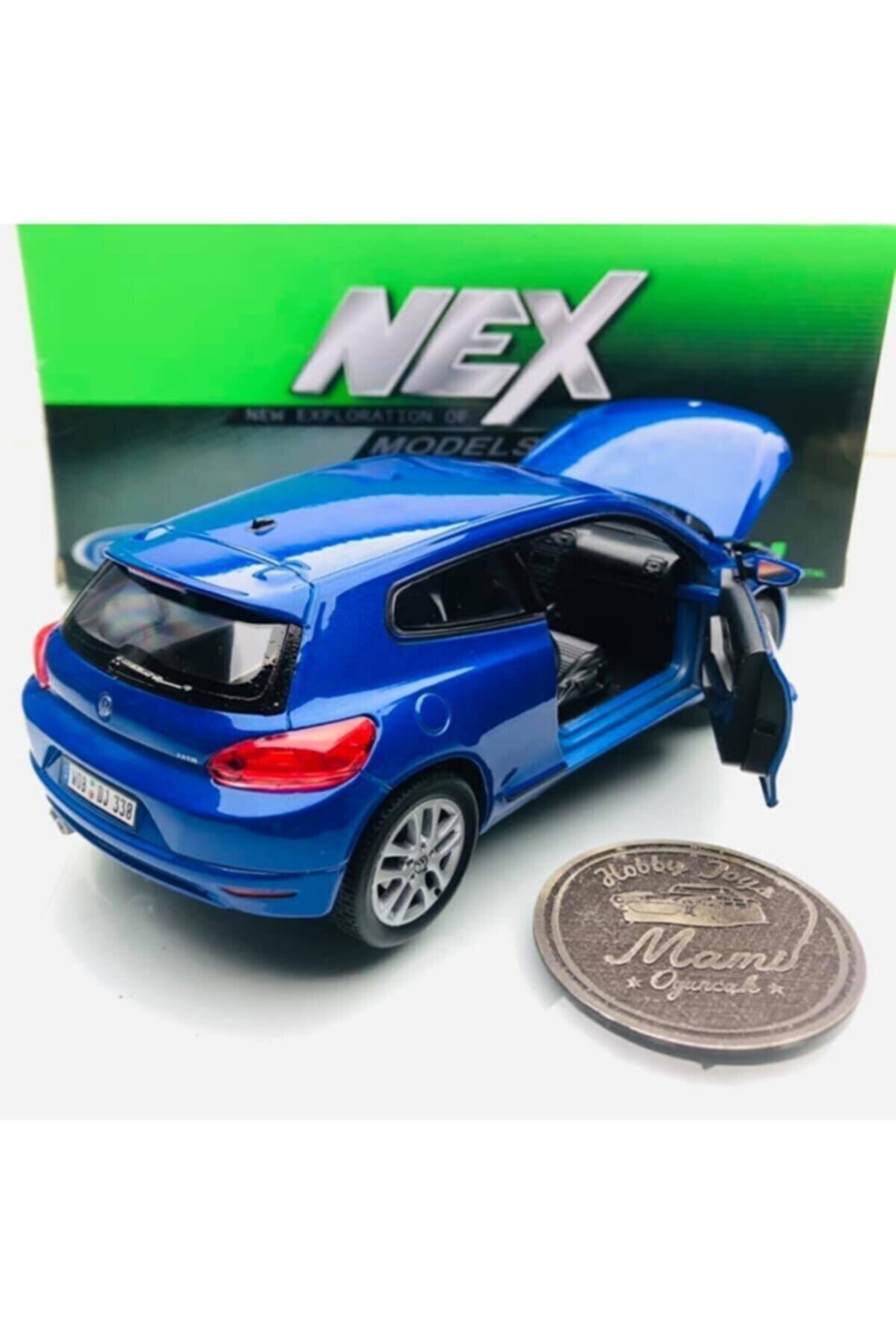 مدل خودرو VOLKSWAGEN SCIROCCO 1 24 CAR BLUE اورجینال WELLY