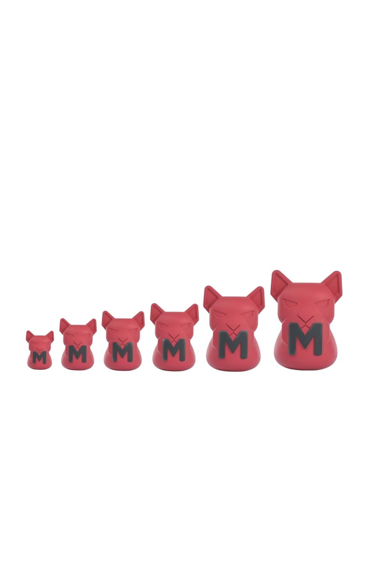 اسباب‌بازی تشویقی سگ ام‌پتس M-PETS، سری POWER CHEW، Ruby (M)، لاستیکی و قرمز