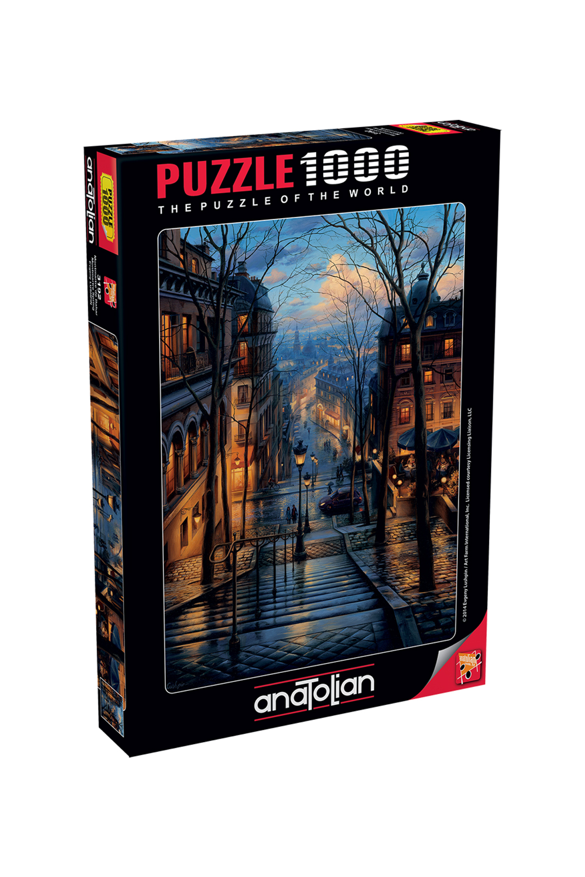 پازل اره منبت کاری مویی 1000 تکه بهار در مونمارتر 3192 Anatolian Puzzle