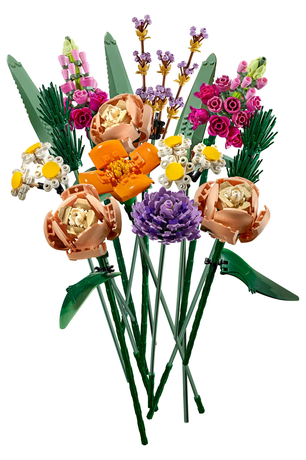 LEGO باقه گل‌های آیکون‌ها 10280 مجموعه ساختاری تزئینی برای بزرگسالان (756 قطعه)