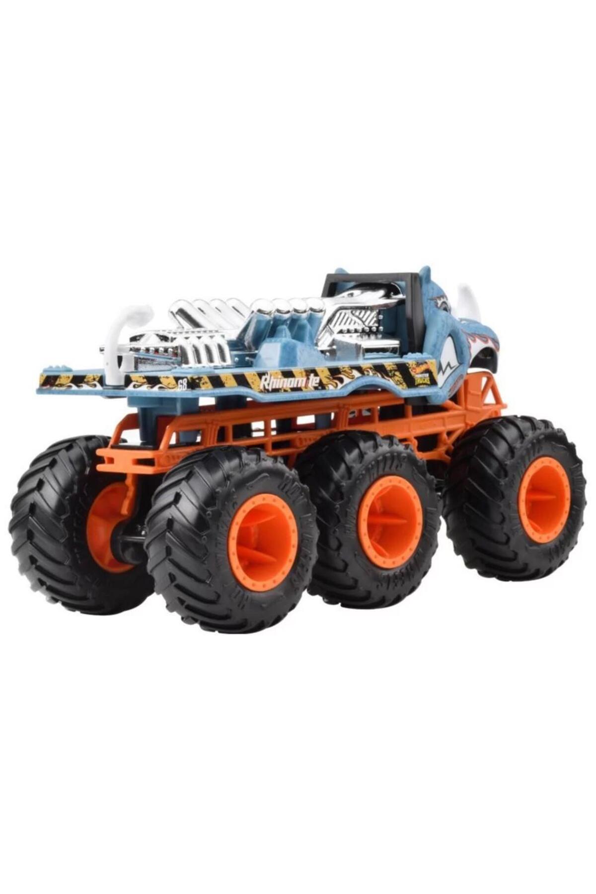 ماشین اسباب بازی MONSTER TRUCKS 1:64 TOW CARS RHINOMITE HWN86 HWN91 از ترکیه HOT WHEELS
