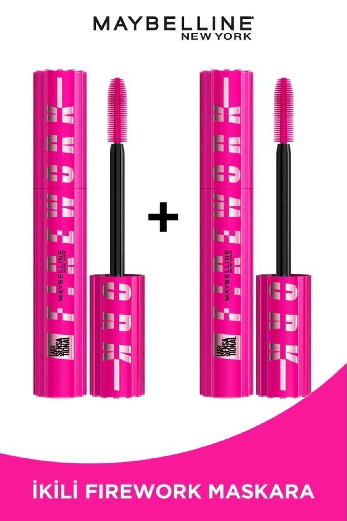 ریمل 2 مجموعه آتش بازی حسی Maybelline New York