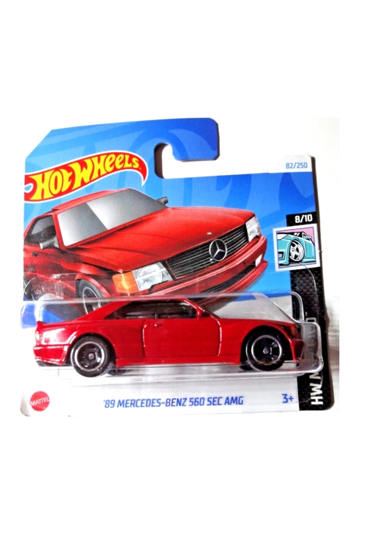 ماشین اسباب بازی های تکی '89 مرسدس بنز 560 ثانیه AMG HTB70 از ترکیه HOT WHEELS