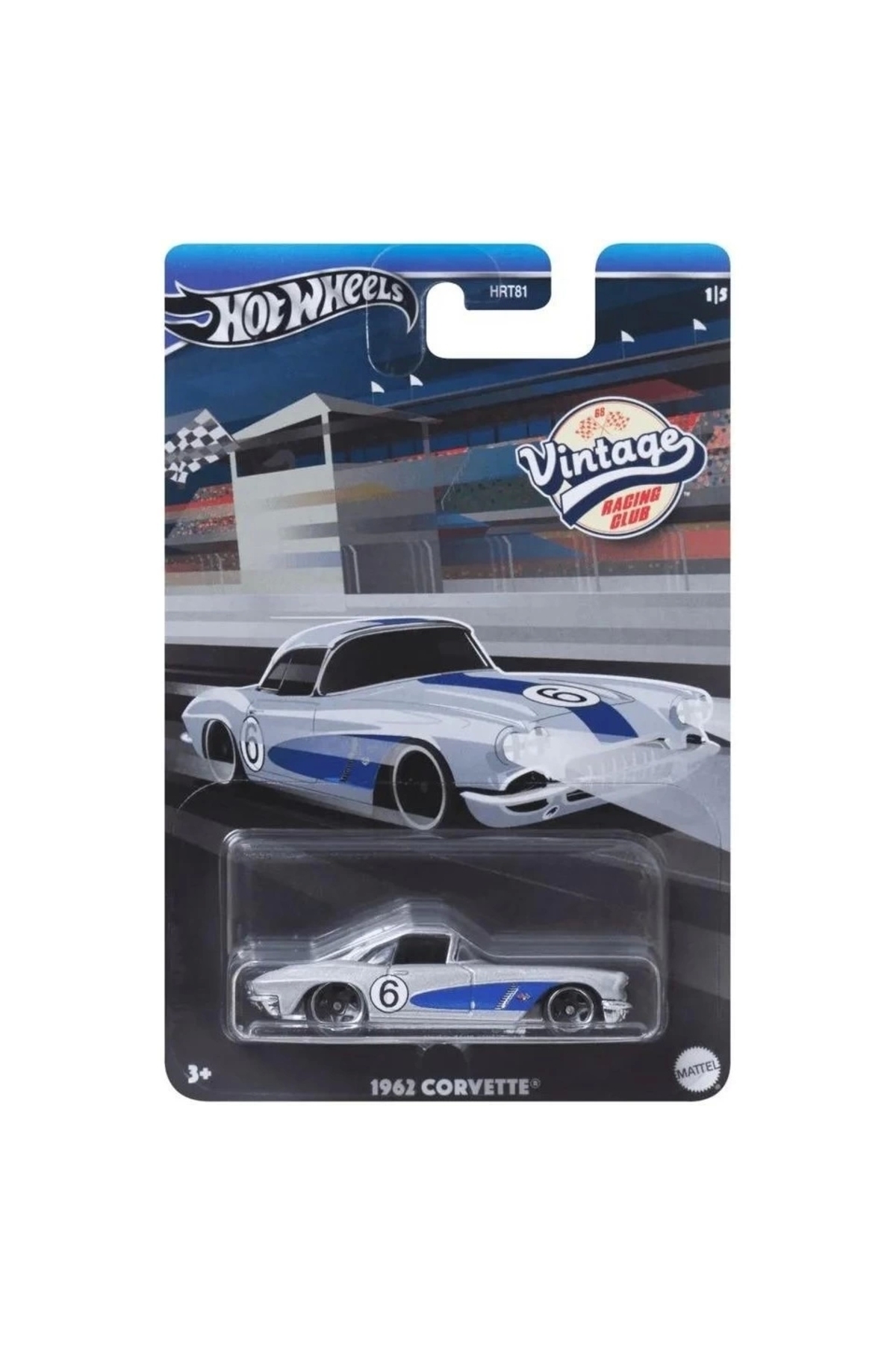 ماشین اسباب بازی سری ویژه اتومبیل های پرنعمت 1962 CORVETTE HRV06 HRT81 هات ویلز اورجینال HOT WHEELS