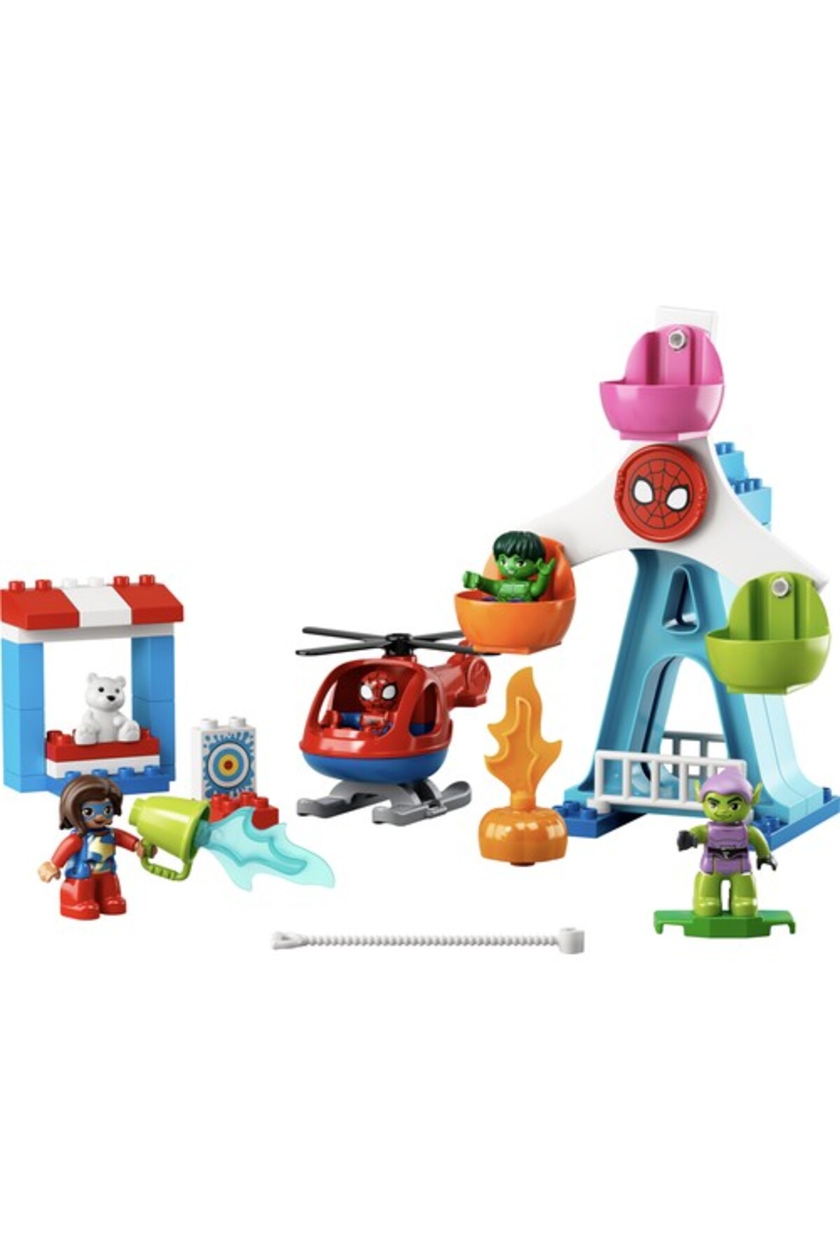 لگو و اسباب بازی های ساخت محور ® DUPLO® MARVEL SPIDER MAN AND FRIENDS: AMUSEMENT PARK ADVENTURE 10963 CONSTRUCTION SET 41 PIECES از ترکیه LEGO