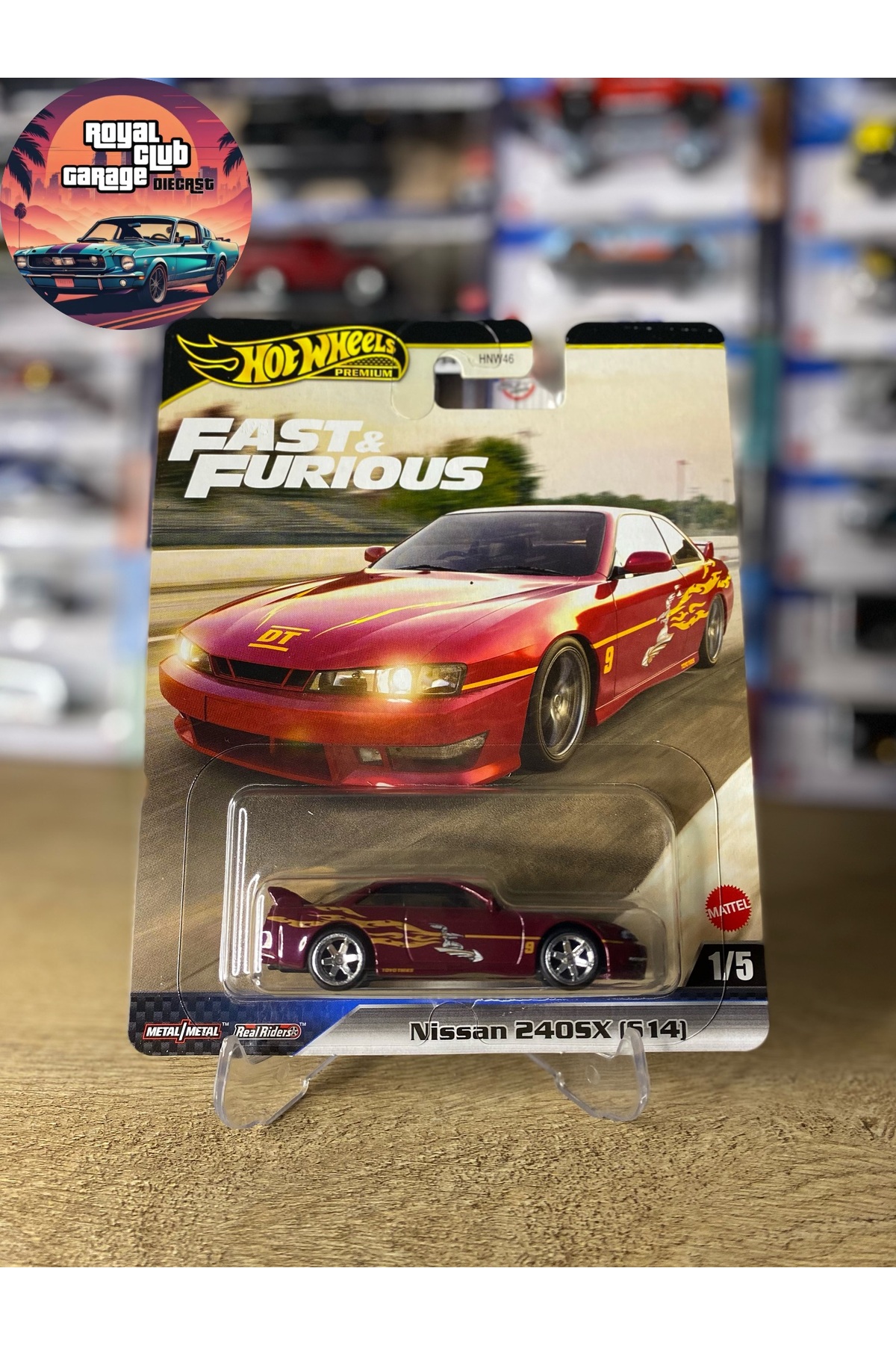 ماشین اسباب بازی NISSAN 240SX S14 سریع و خشمگین ممتاز 1 64 مارون از ترکیه HOT WHEELS