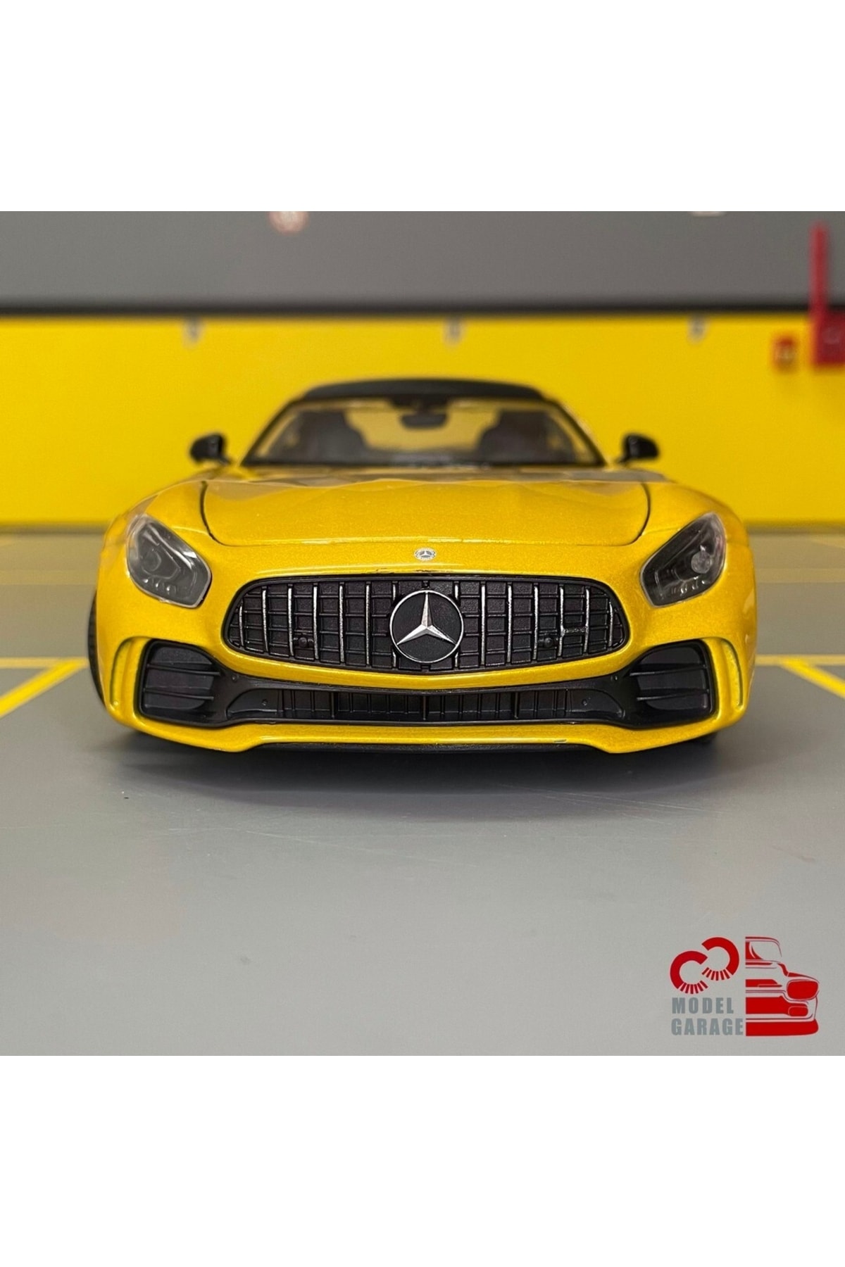 مدل خودرو MERCEDES BENZ AMG GTR 1 24 SCALE C&amp;C MODEL GARAGE DIECAST METAL اورجینال WELLY