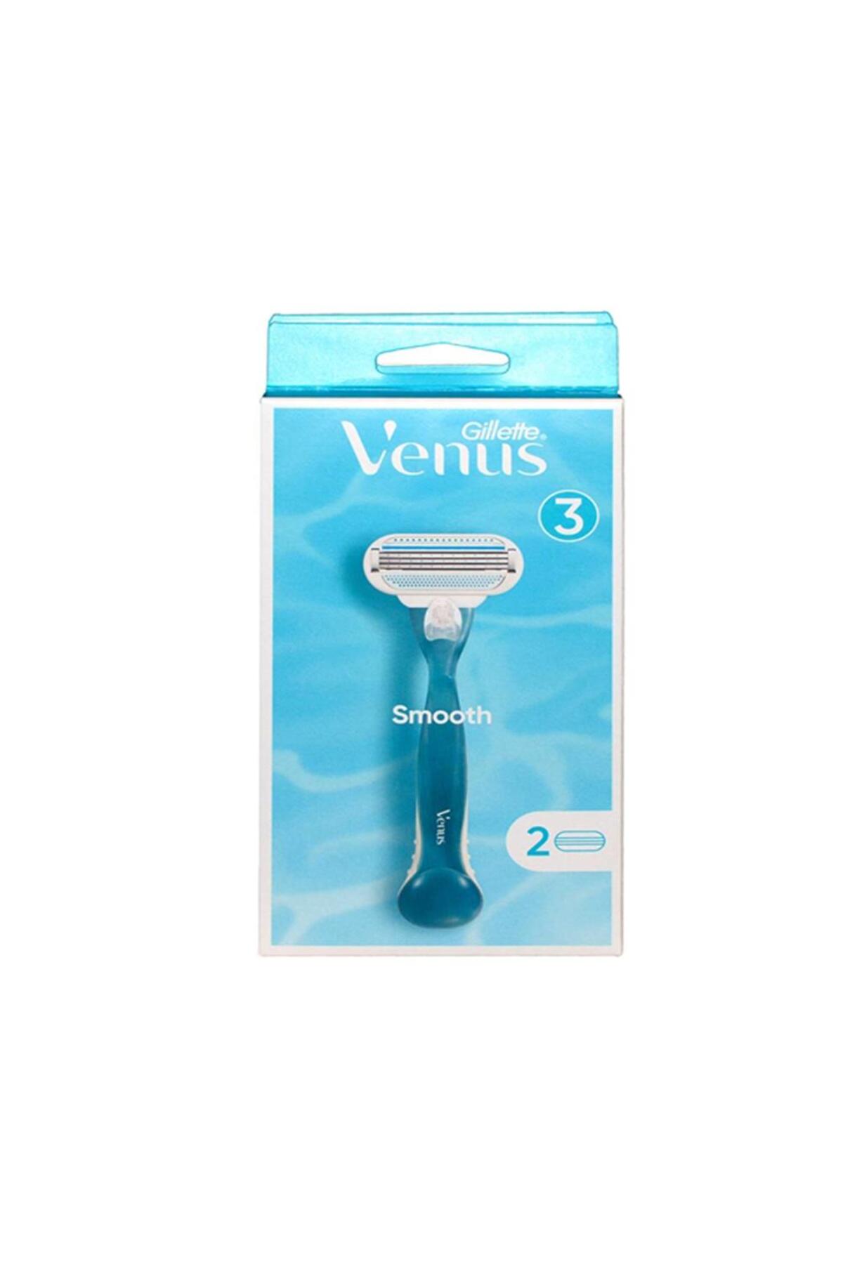 تیغ اصلاح زنانه مدل Smooth با رنگ سفید و کیفیت عالی گیلاتا وانوس Gillette Venus
