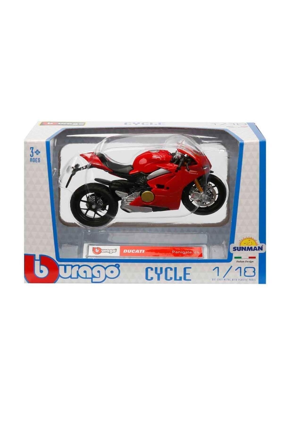 مدل خودرو موتور دوکاتی 1:18 DUCATI PANIGALE V4 اورجینال Sunman