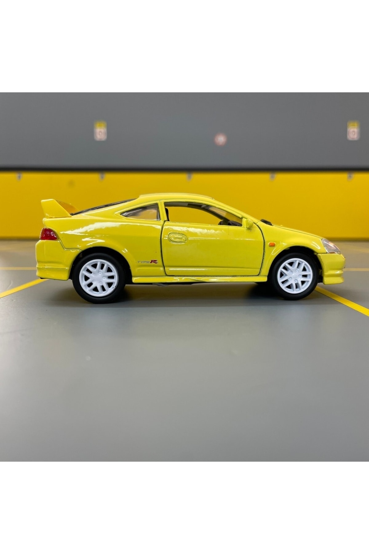 مدل خودرو HONDA INTEGRA TYPE R 1 36 SCALE DIECAST METAL MODEL CAR PULL DROP TOY اورجینال Genel Markalar