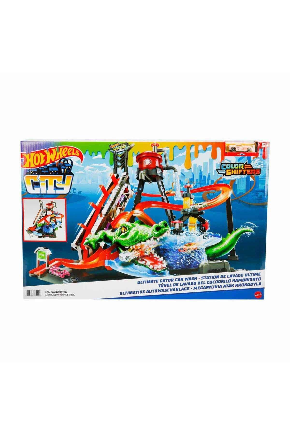 ماشین اسباب بازی اتومبیل هایی که تمساح رنگ را تغییر می دهند FTB67 هات ویلز اورجینال HOT WHEELS