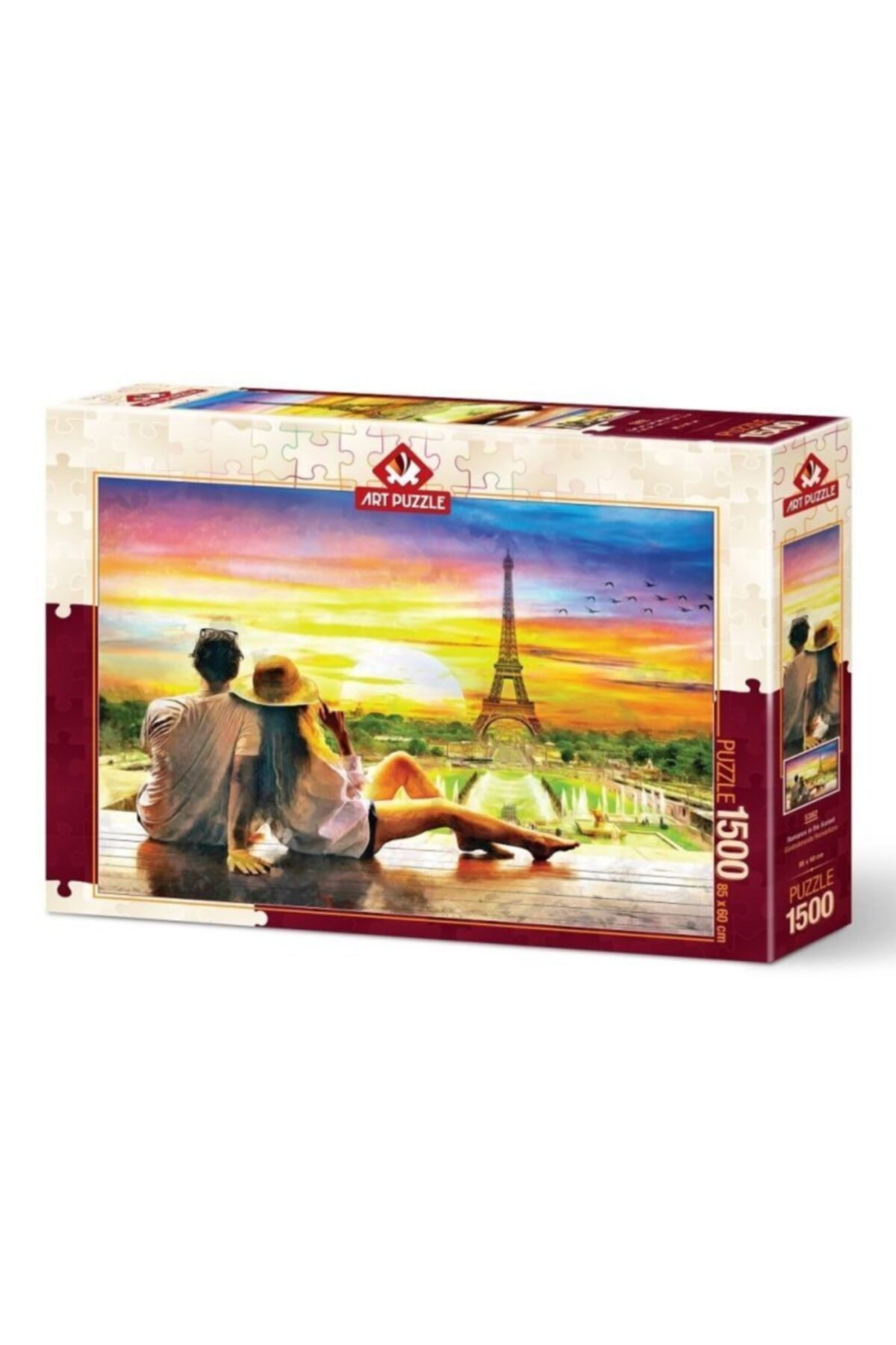 پازل ها و یاپبوزهای کودک 1500 قطعه عاشقانه در غروب آفتاب اورجینال ارت Art Puzzle
