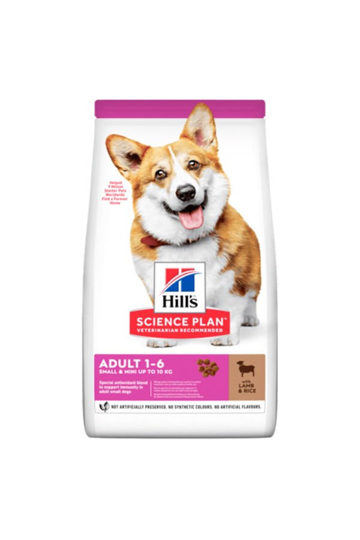 غذای خشک سگ بالغ نژاد کوچک و مینی با طعم بره، ۱.۵ کیلوگرمی هیلز Hill's