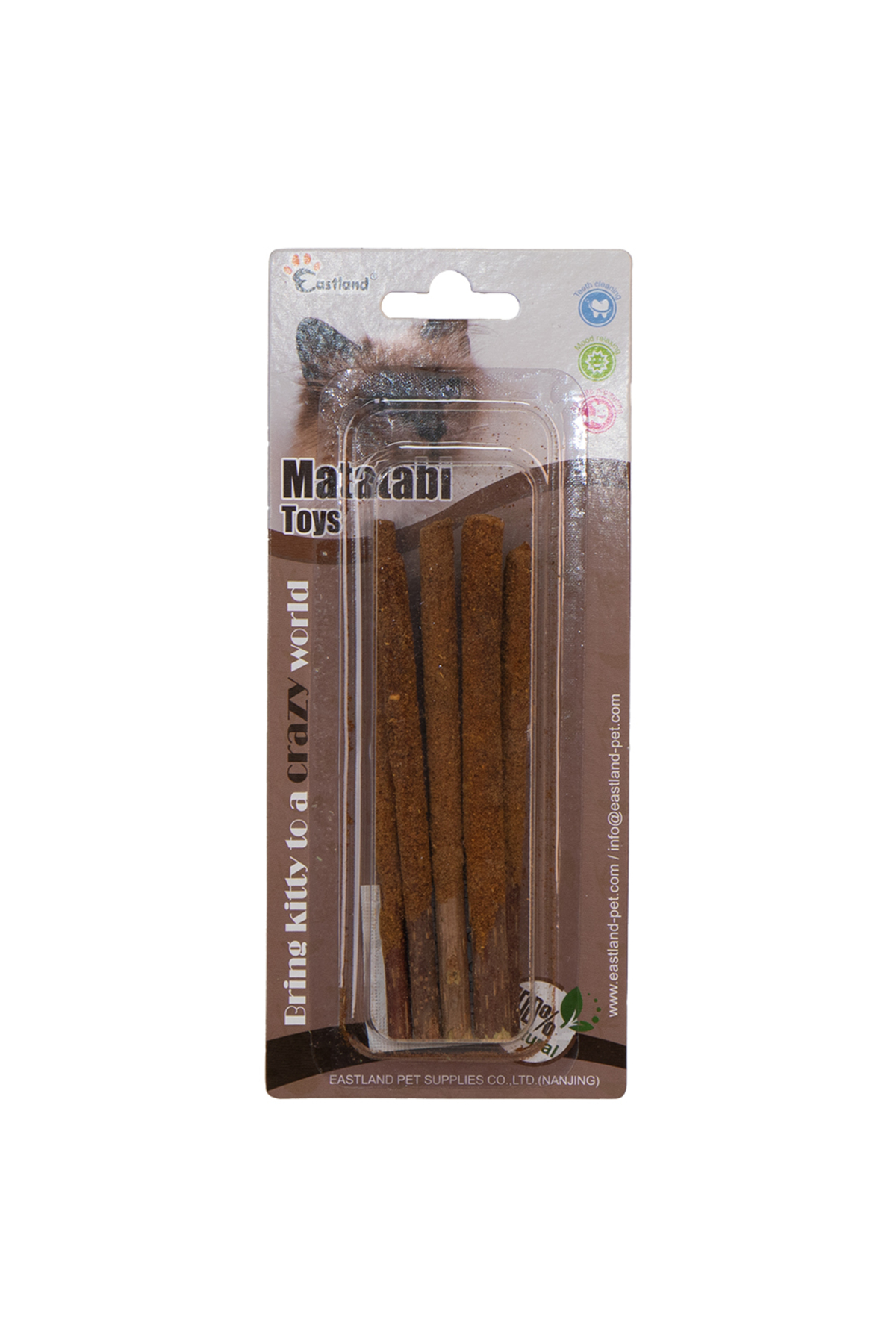 اسباب‌بازی گربه چوب‌های ماتاتابی با رایحه میوه، ۵ عددی ایستلند Eastland مدل 520-550919T چندرنگ