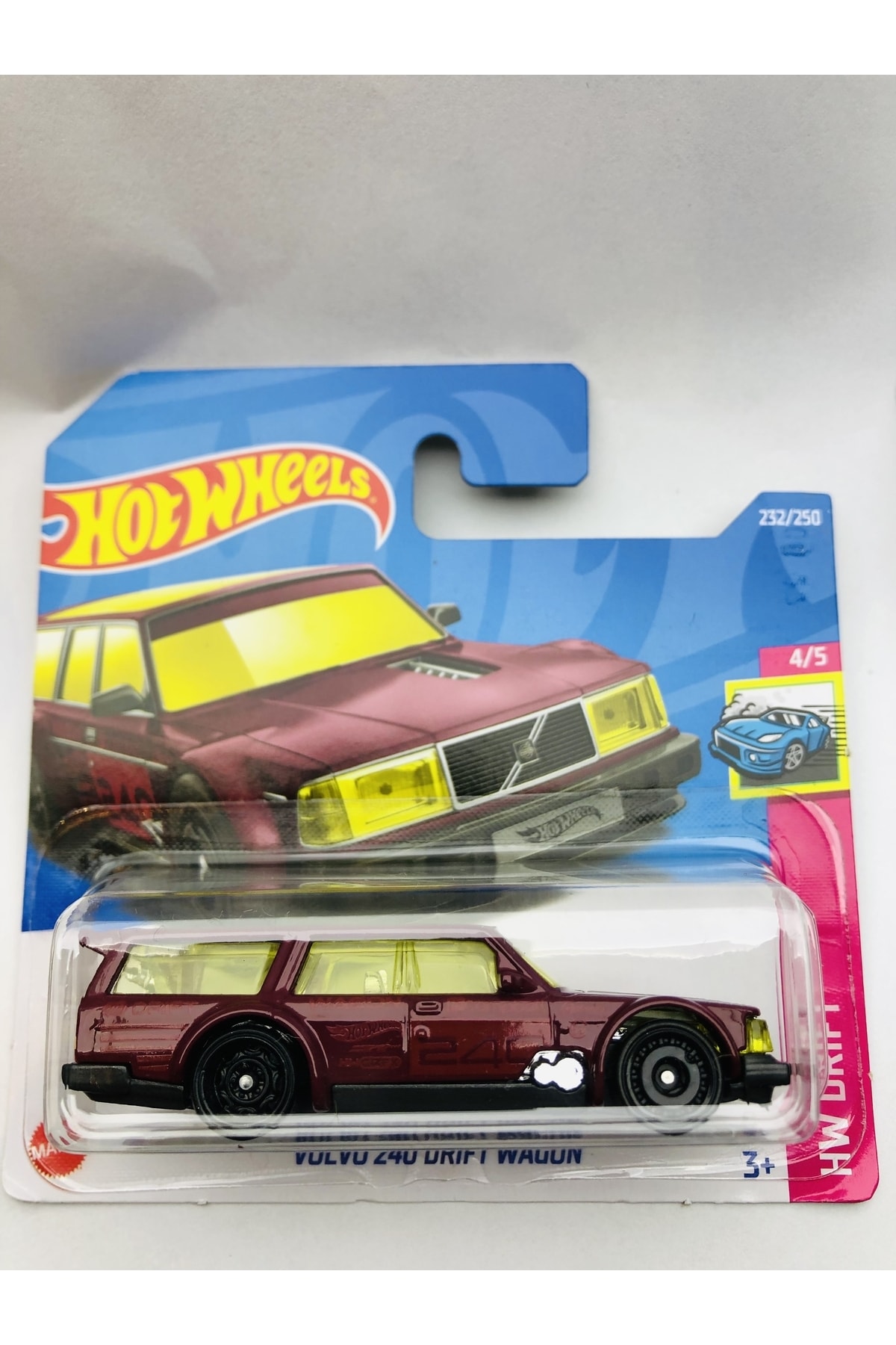 ماشین اسباب بازی 2022 جدید VOLVO 240 DRIFT WAGON 1:64 SCALE HOTWHEELS BRAND 4 5 از ترکیه HOT WHEELS