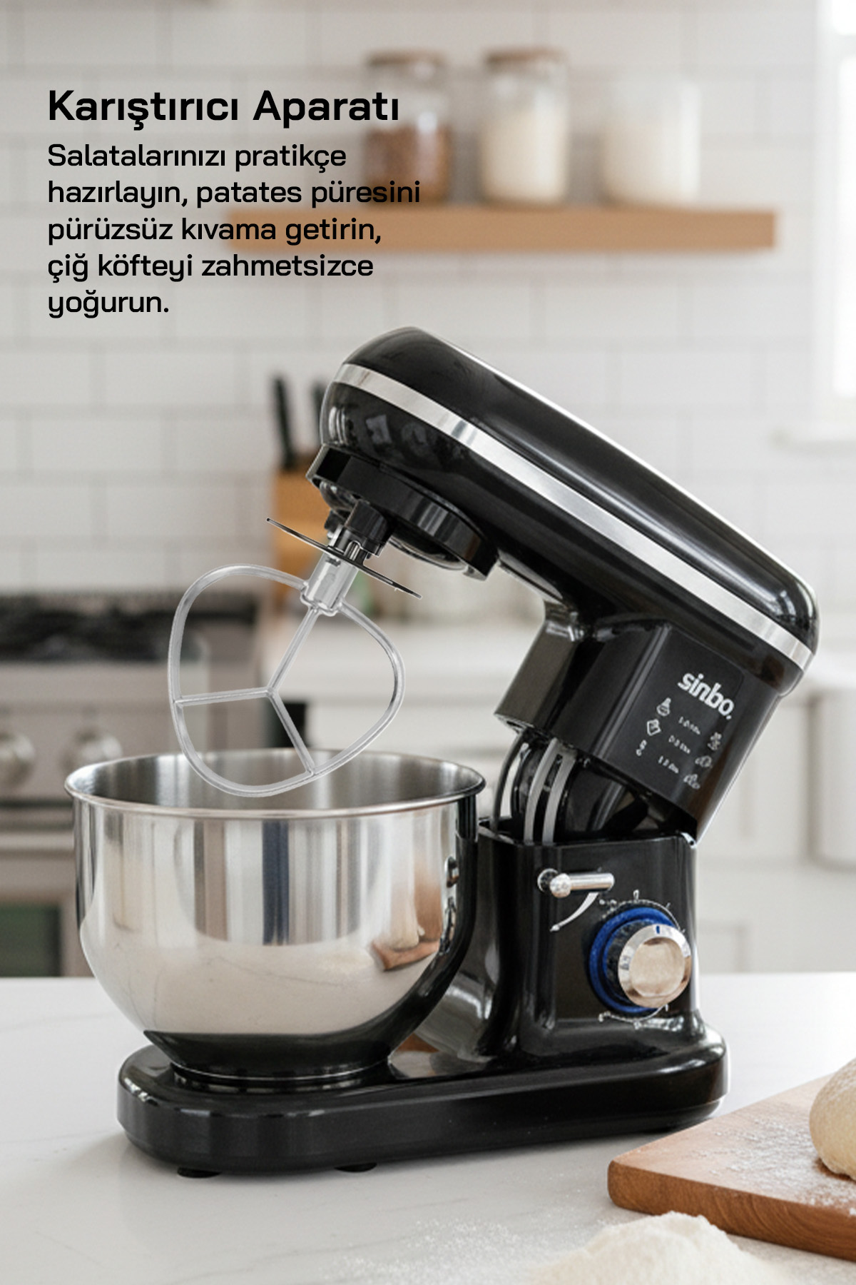 میکسر و ست پایه SMX 2770 مشکی اورجینال Sinbo