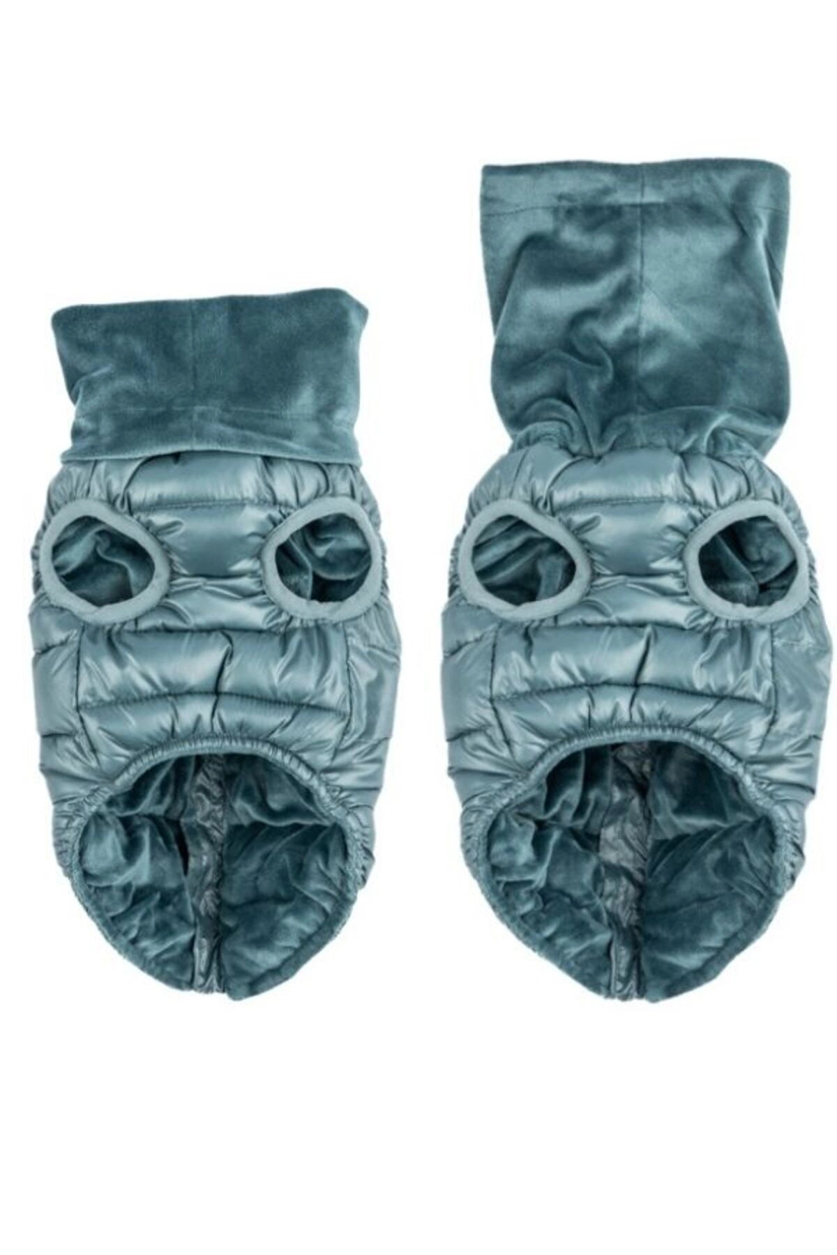 جلیقه پفی سگ پوپیا Puppia Glacier Snood، مدل PAZD-UV2261 فیروزه‌ای