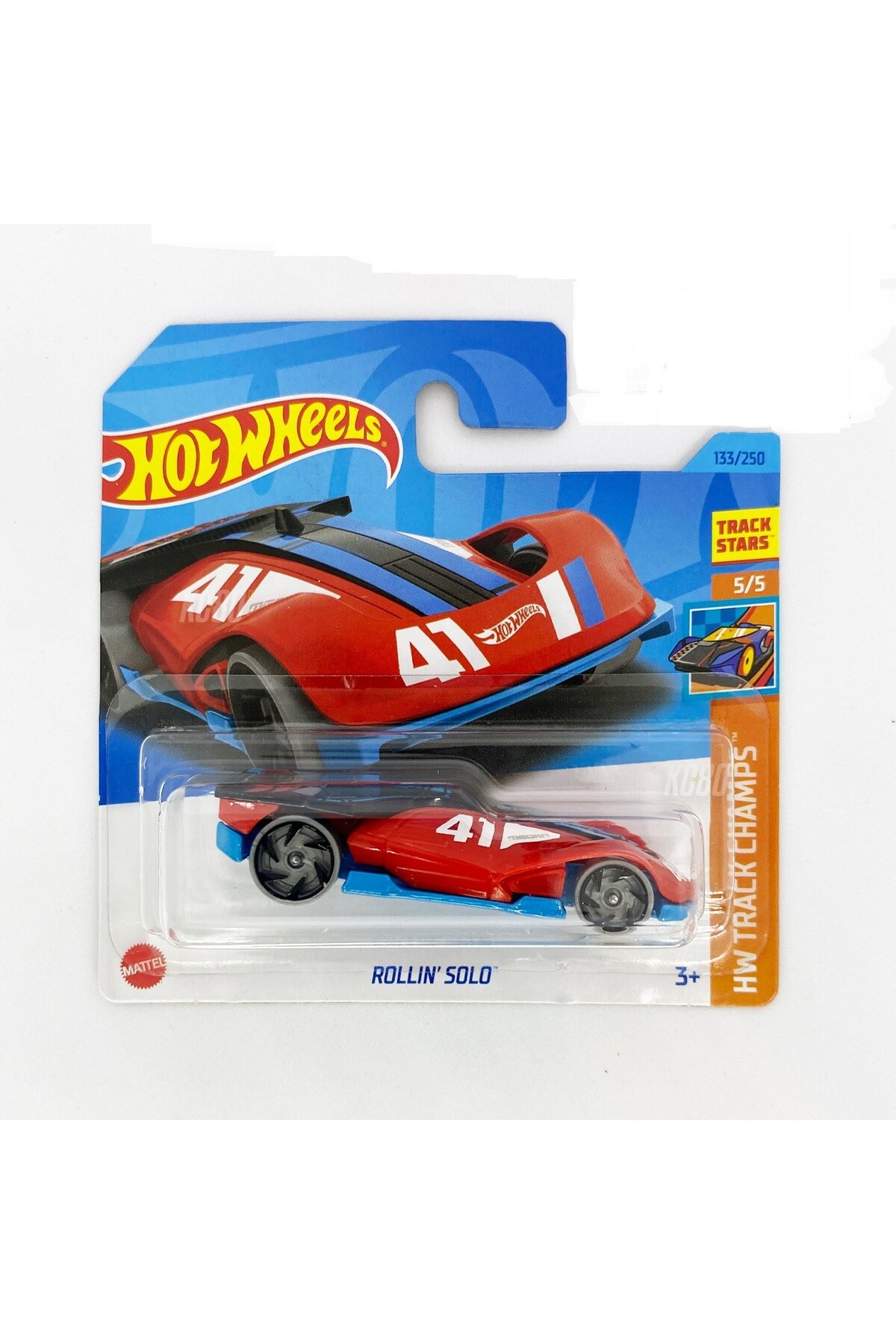 ماشین اسباب بازی ROLLIN 'SOLO HKK41 هات ویلز اورجینال HOT WHEELS